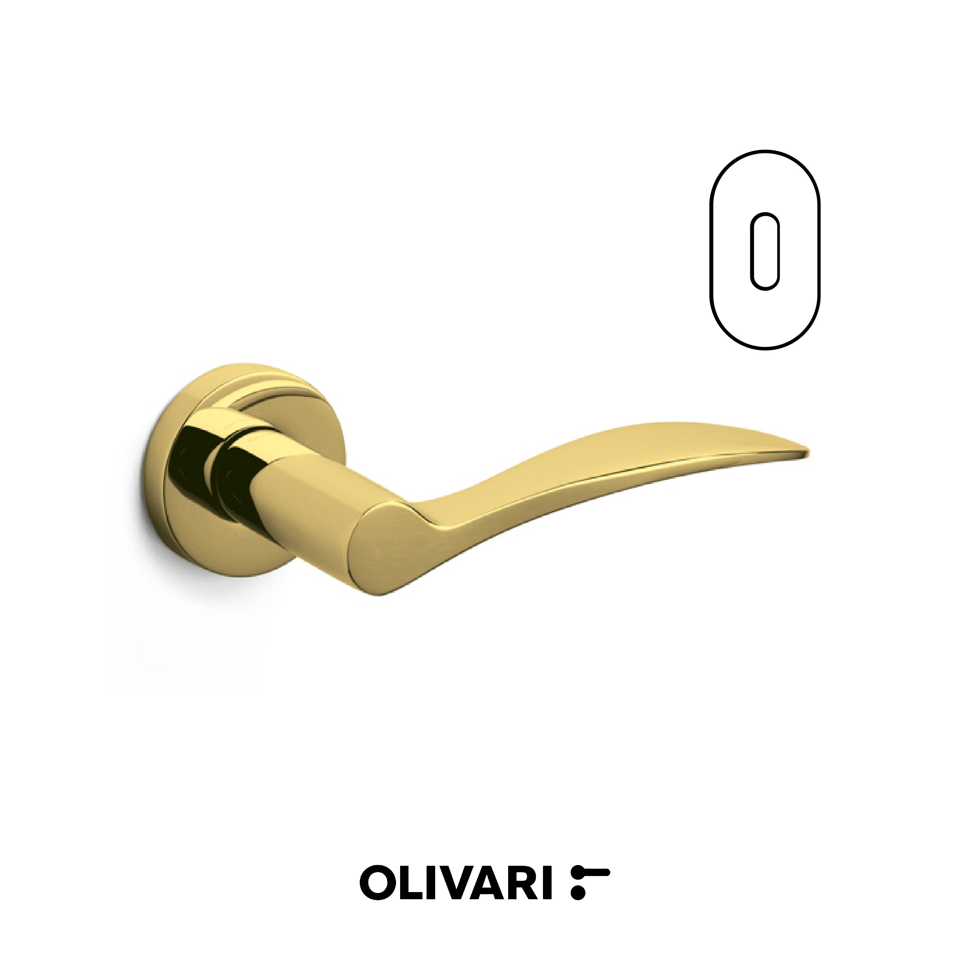 Agata - Olivari Maniglia per porta interna - Imhoff Handles