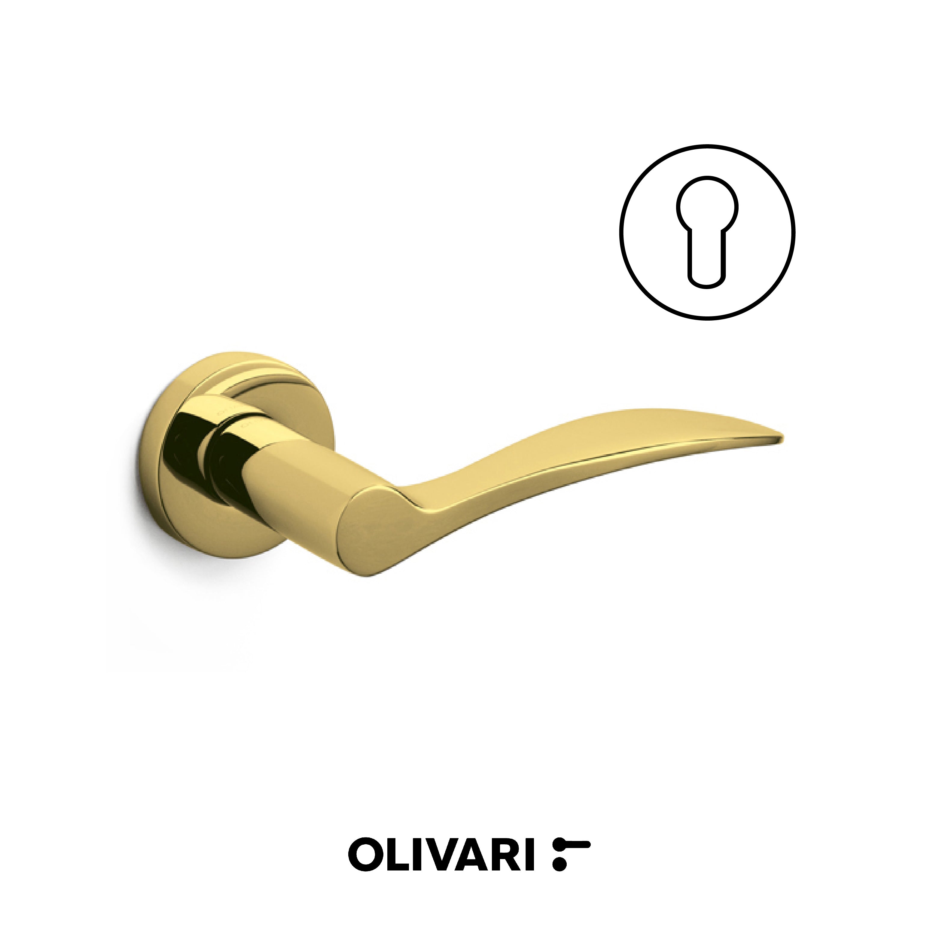 Agata - Olivari Maniglia per porta interna - Imhoff Handles