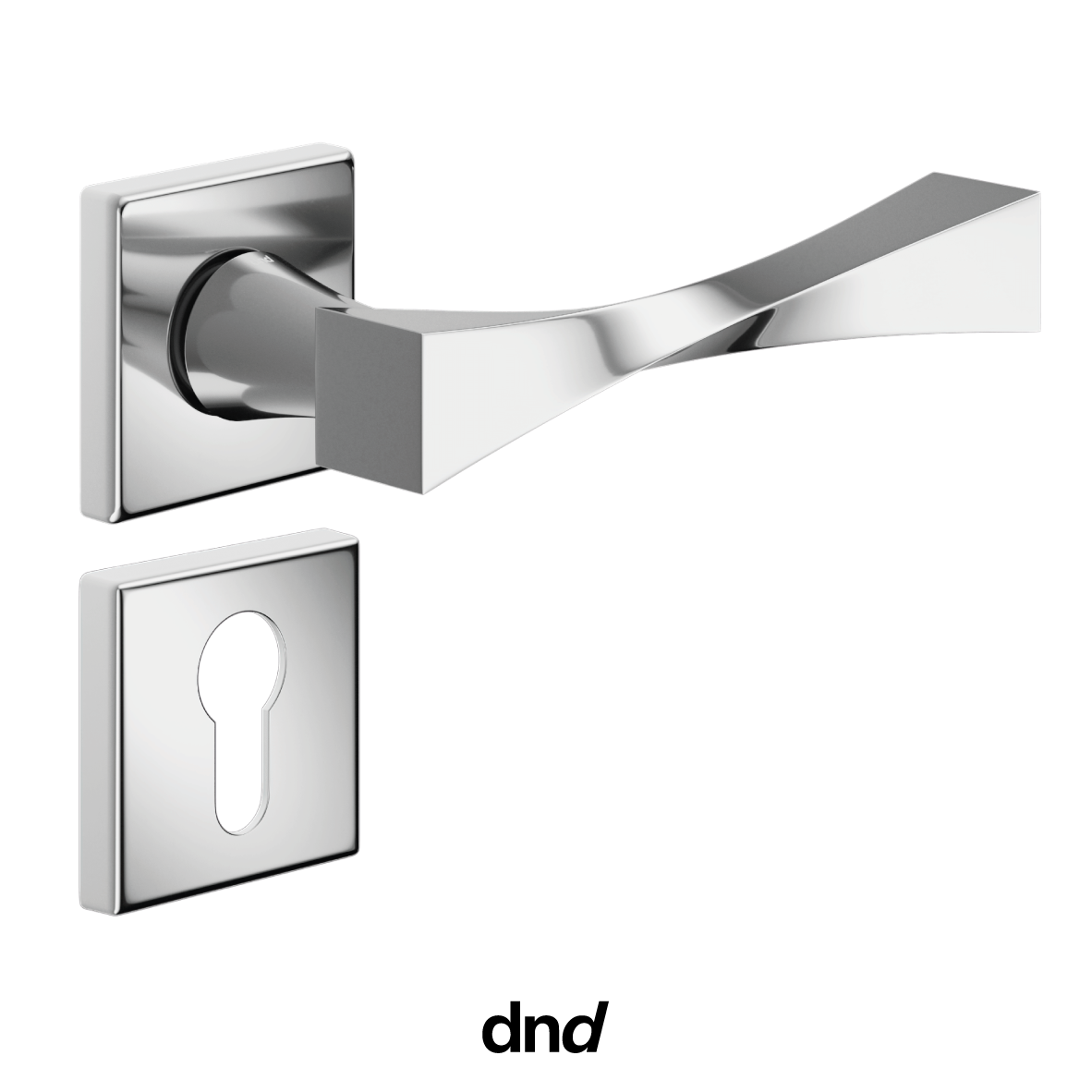 Twist 02 - DND Maniglia per porta interna - Imhoff Handles