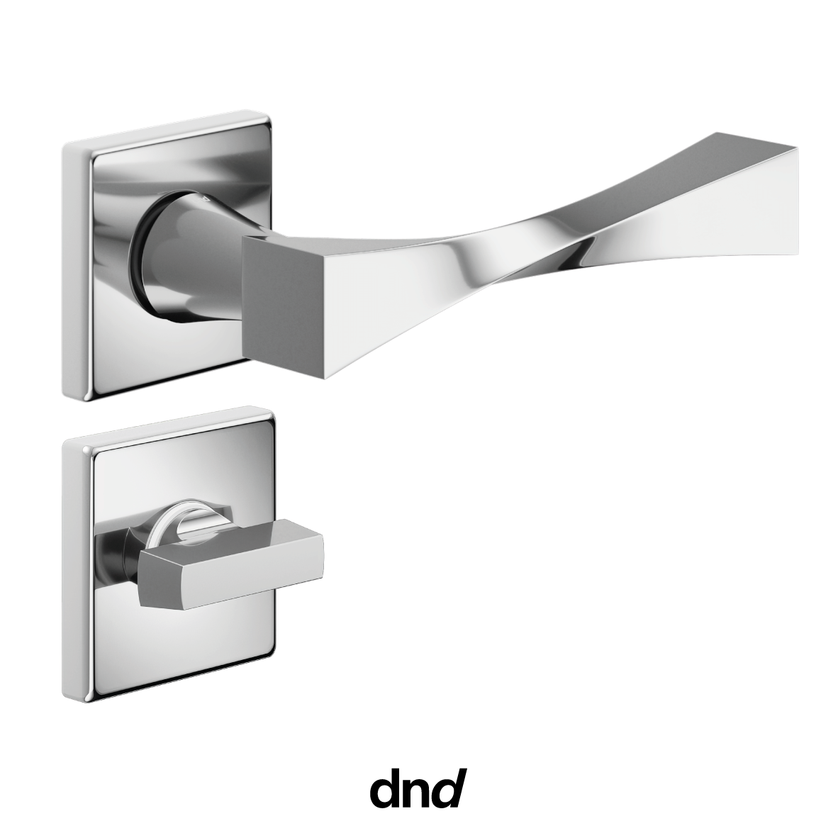 Twist 02 - DND Maniglia per porta interna - Imhoff Handles