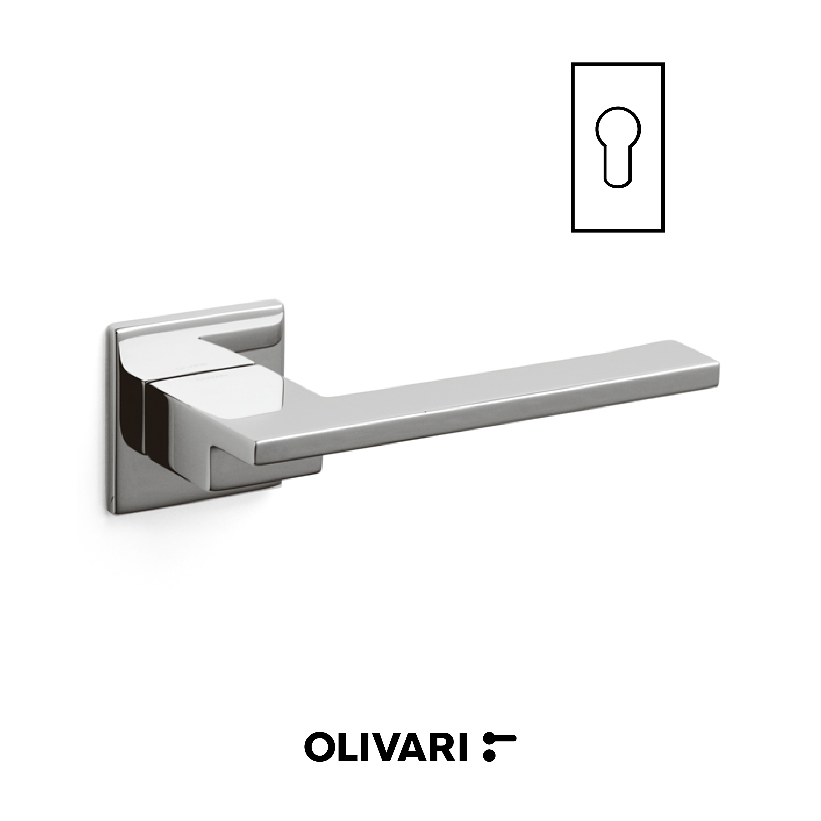 Living - Olivari Maniglia per porta interna - Imhoff Handles