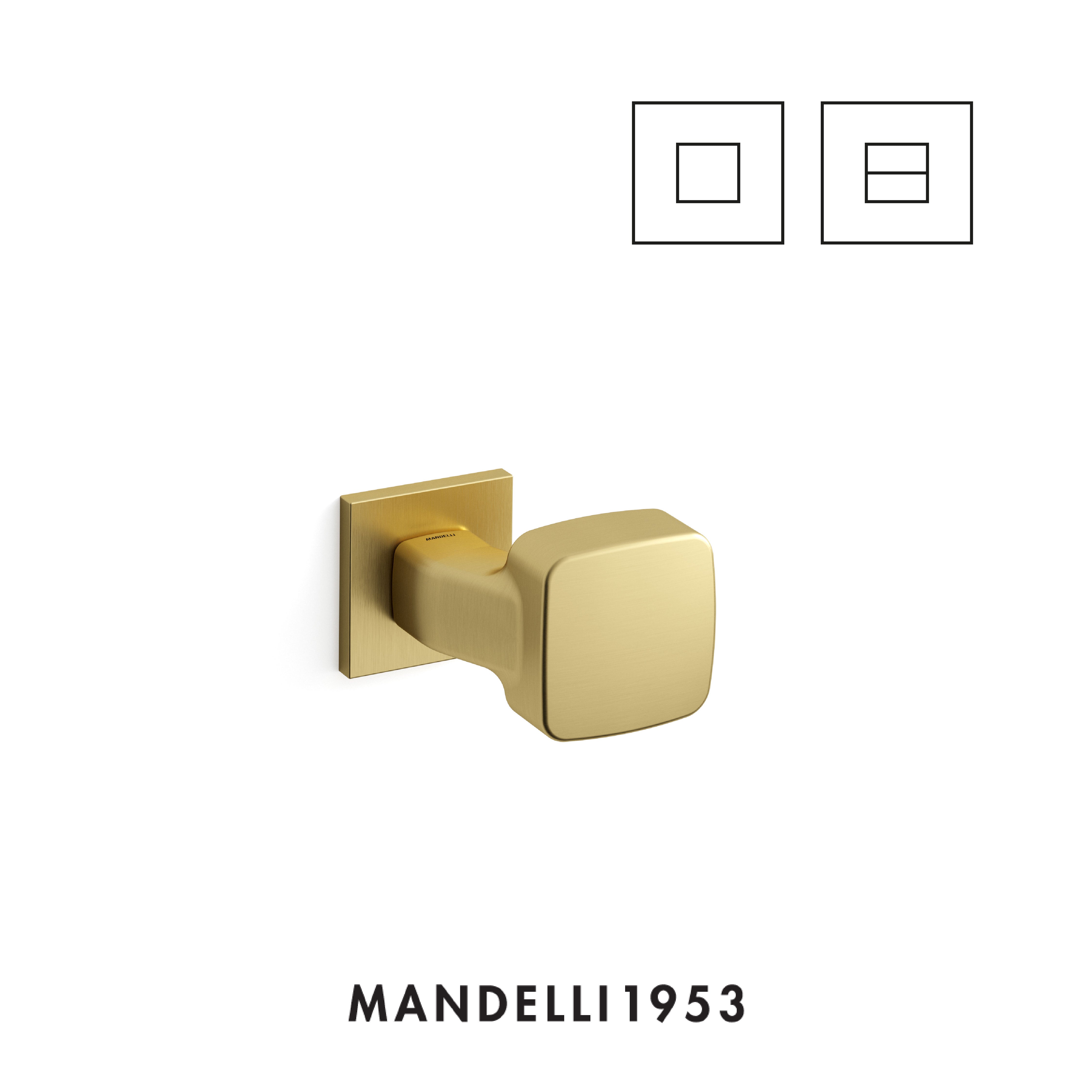 MANDELLI 1953 Carrè - Interior Door Handle
