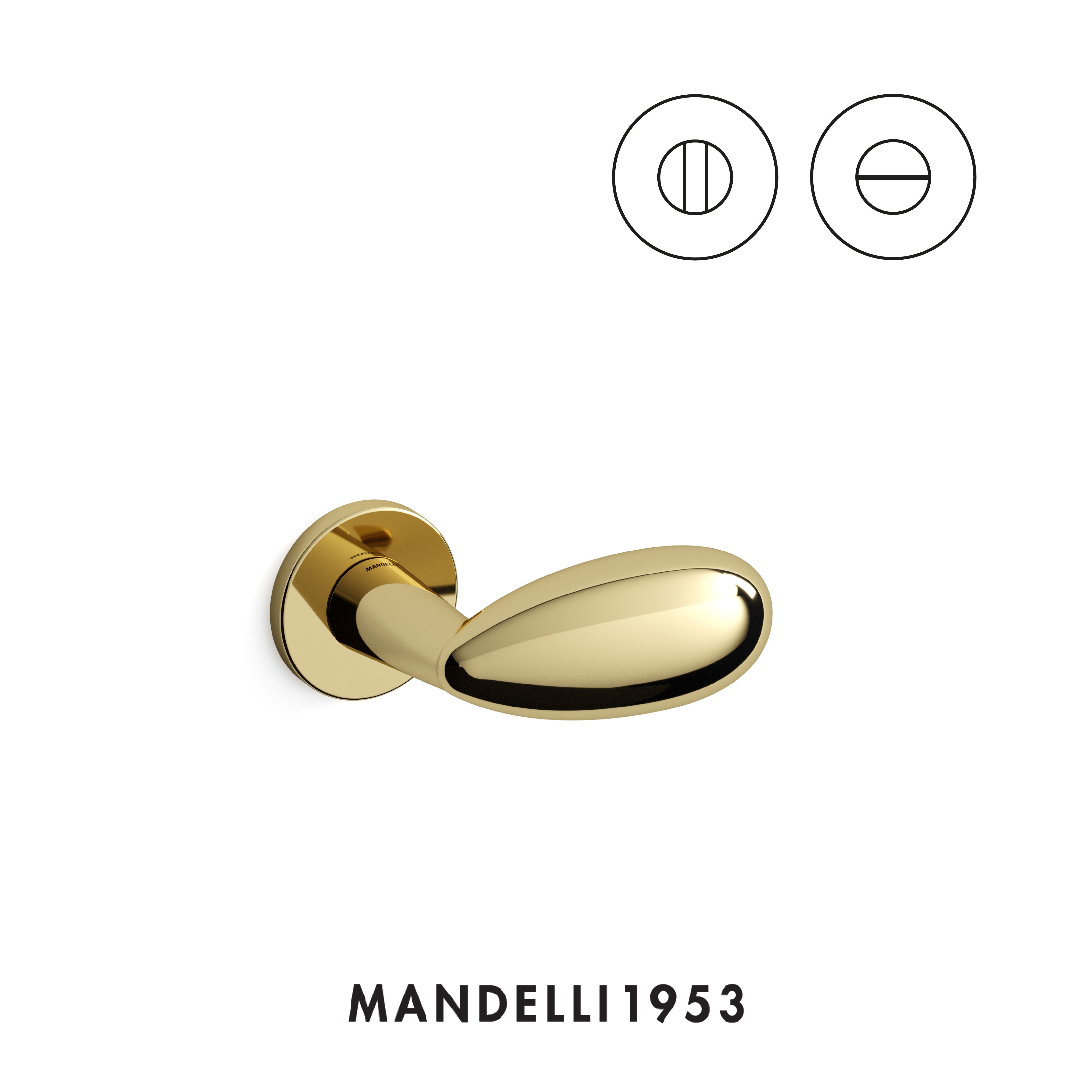 MANDELLI 1953 Led - Internal door handle