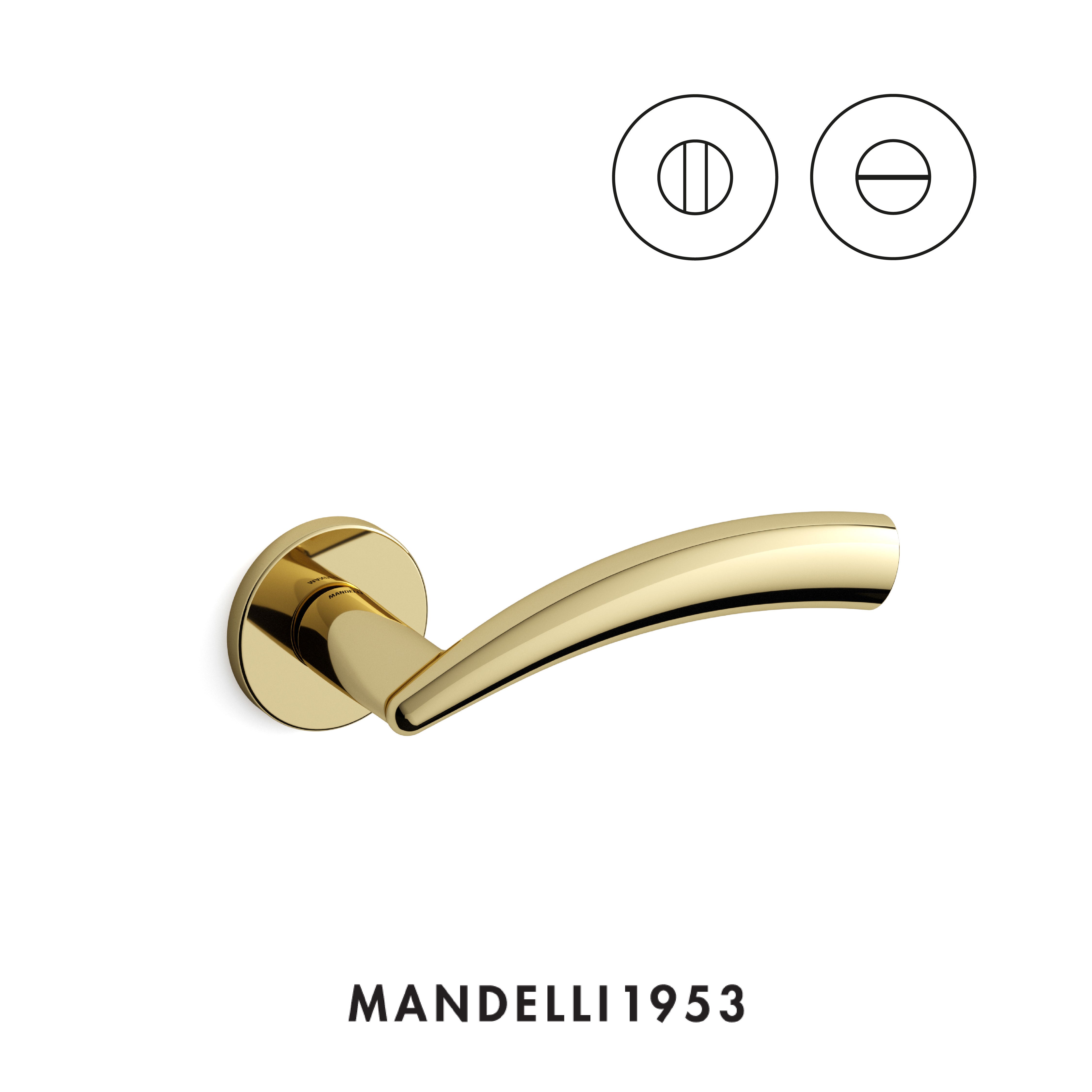 MANDELLI 1953 Nadir - Interior door handle