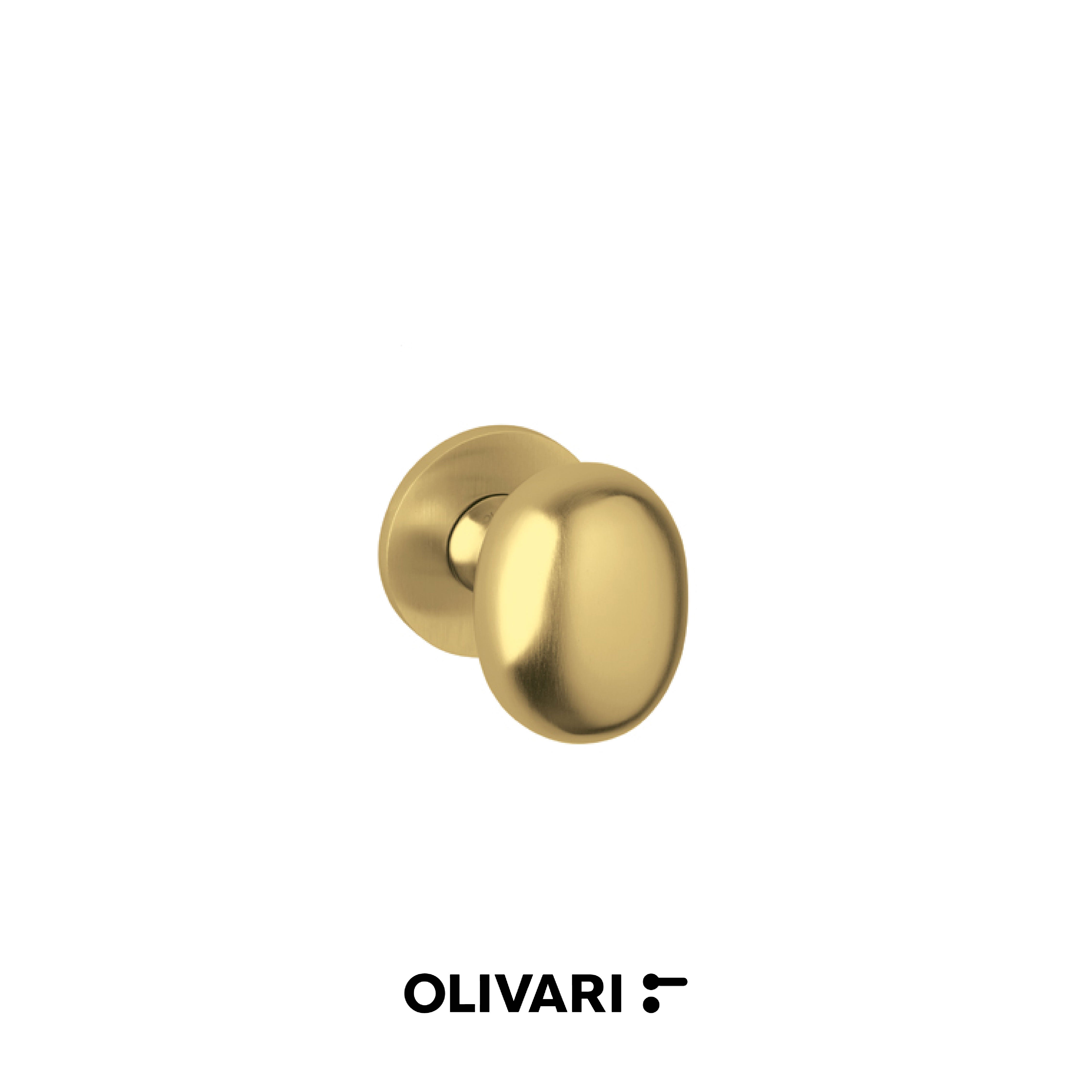 Olivari Melanzana - Center door knobs