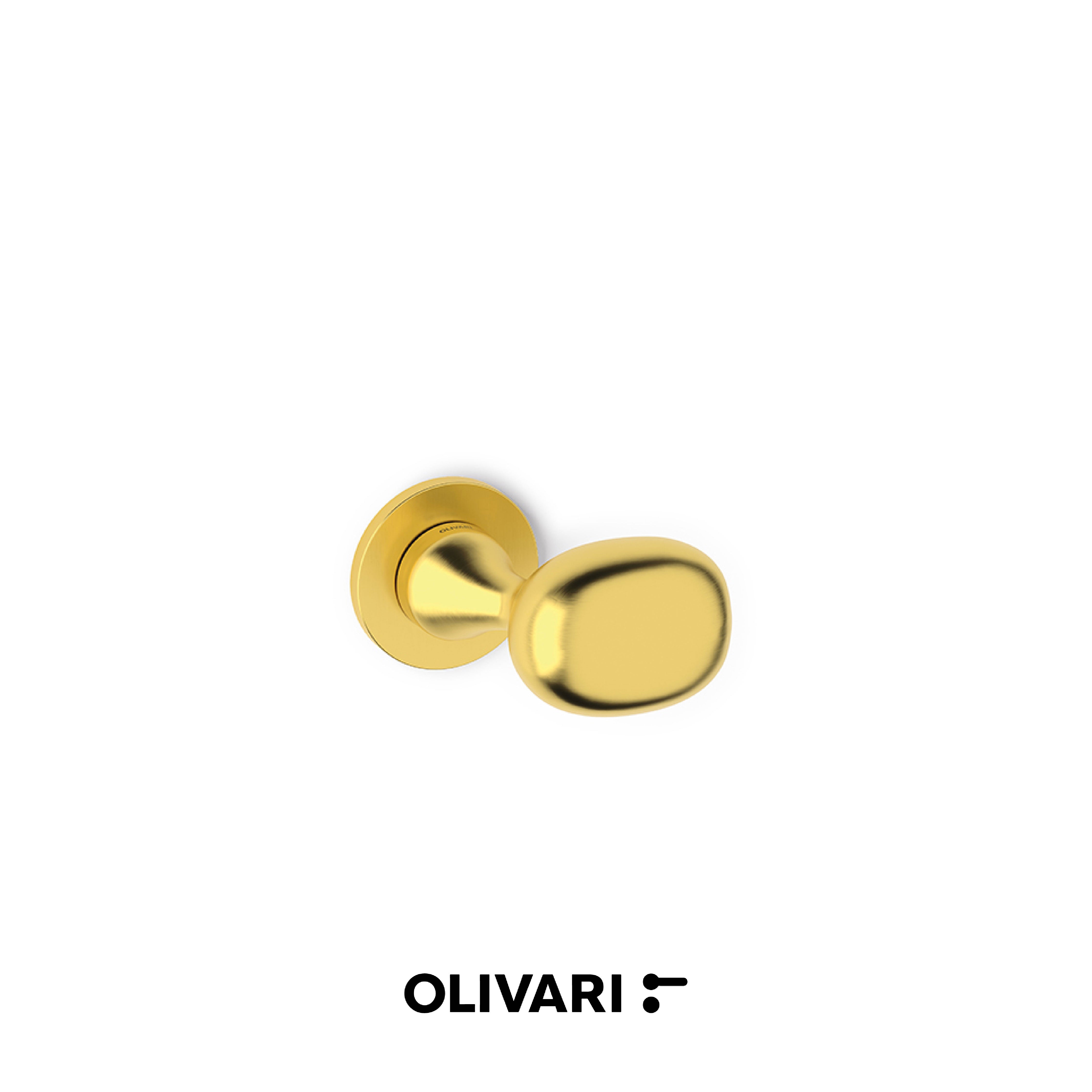 Olivari Melanzana - Cranked door knobs