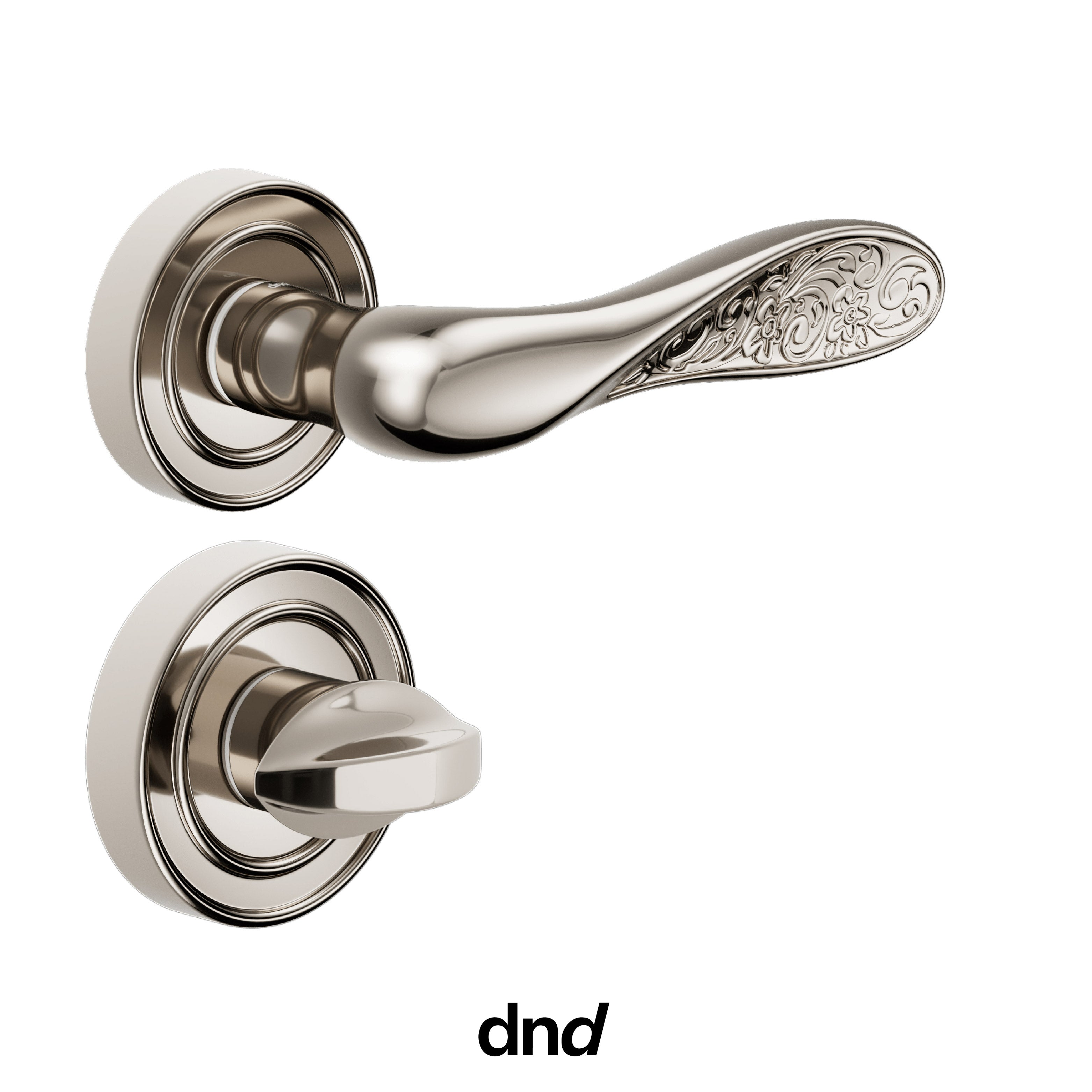 Fiore - DND Maniglia per porta interna - Imhoff Handles