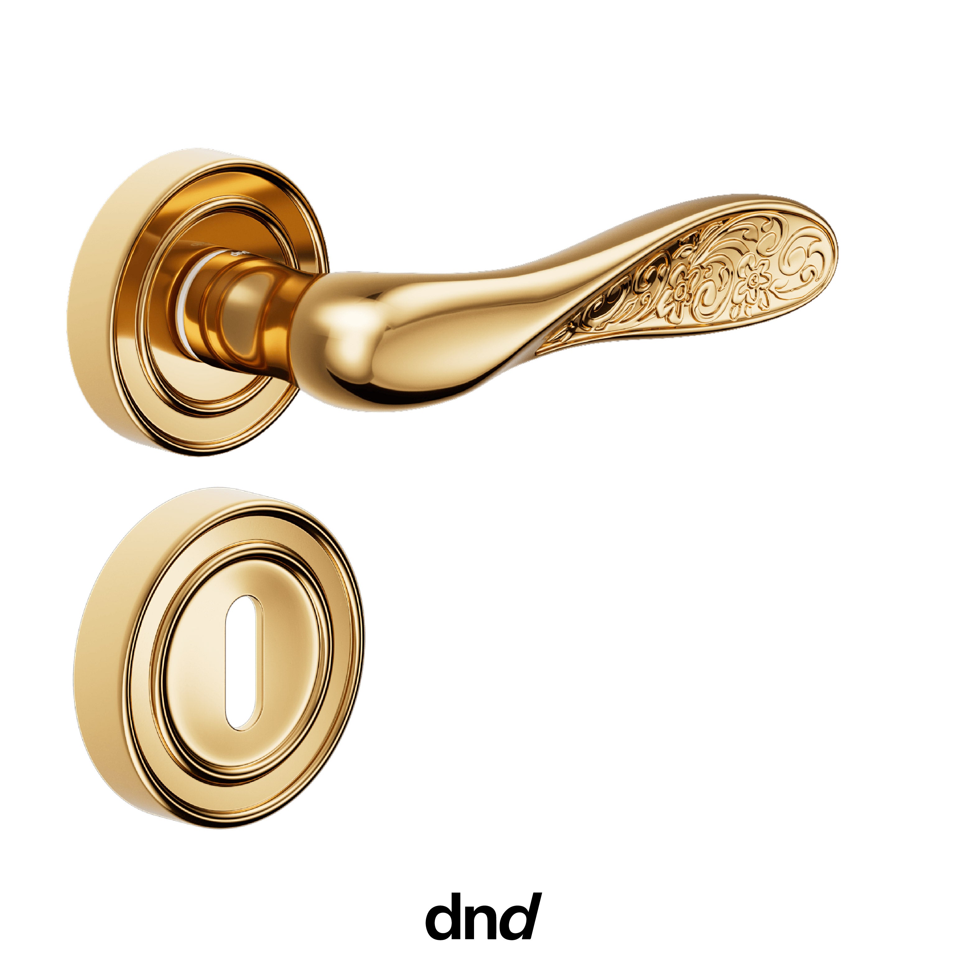 Fiore - DND Maniglia per porta interna - Imhoff Handles