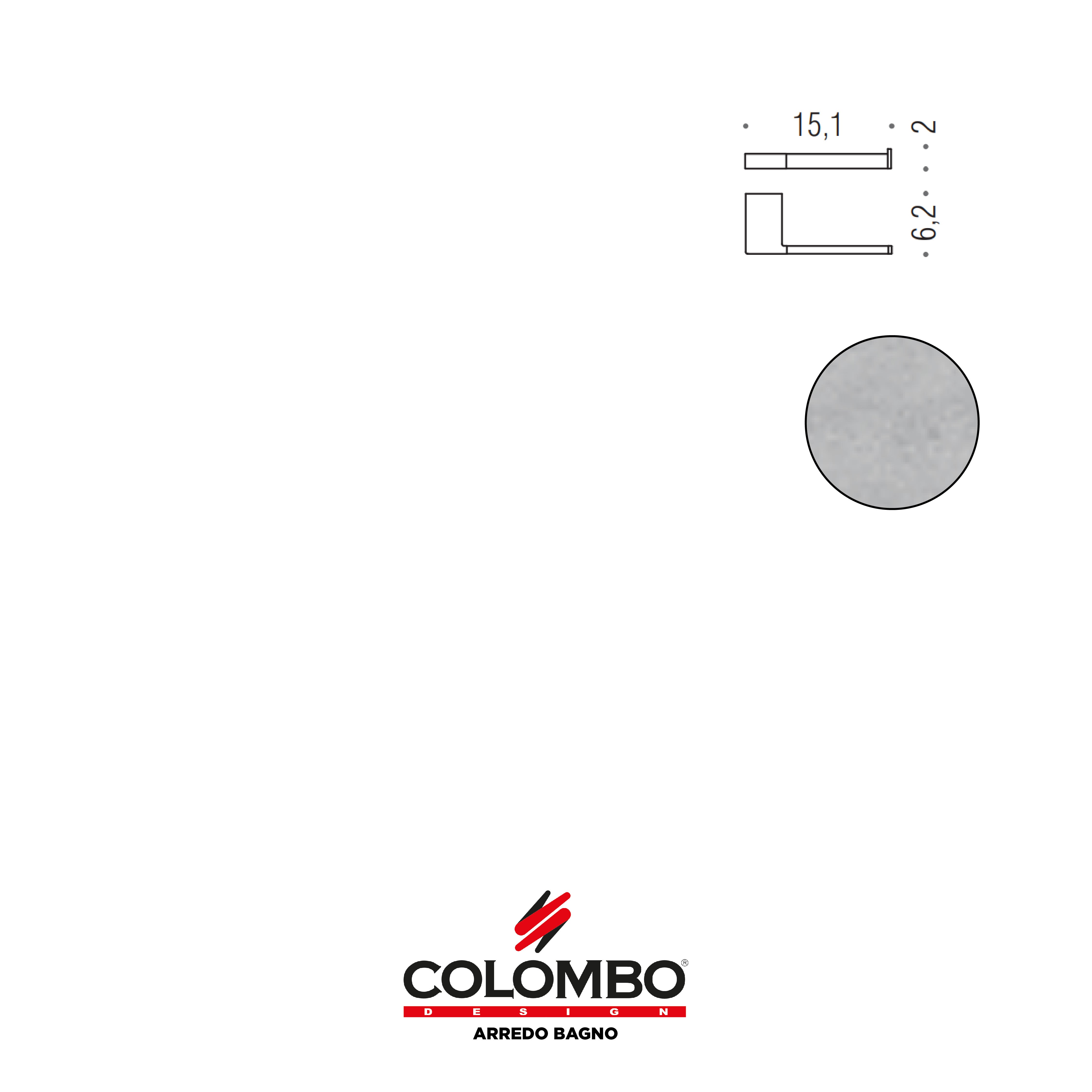 MiniQ Porta rotolo destro - Colombo design arredo bagno - Imhoff Handles