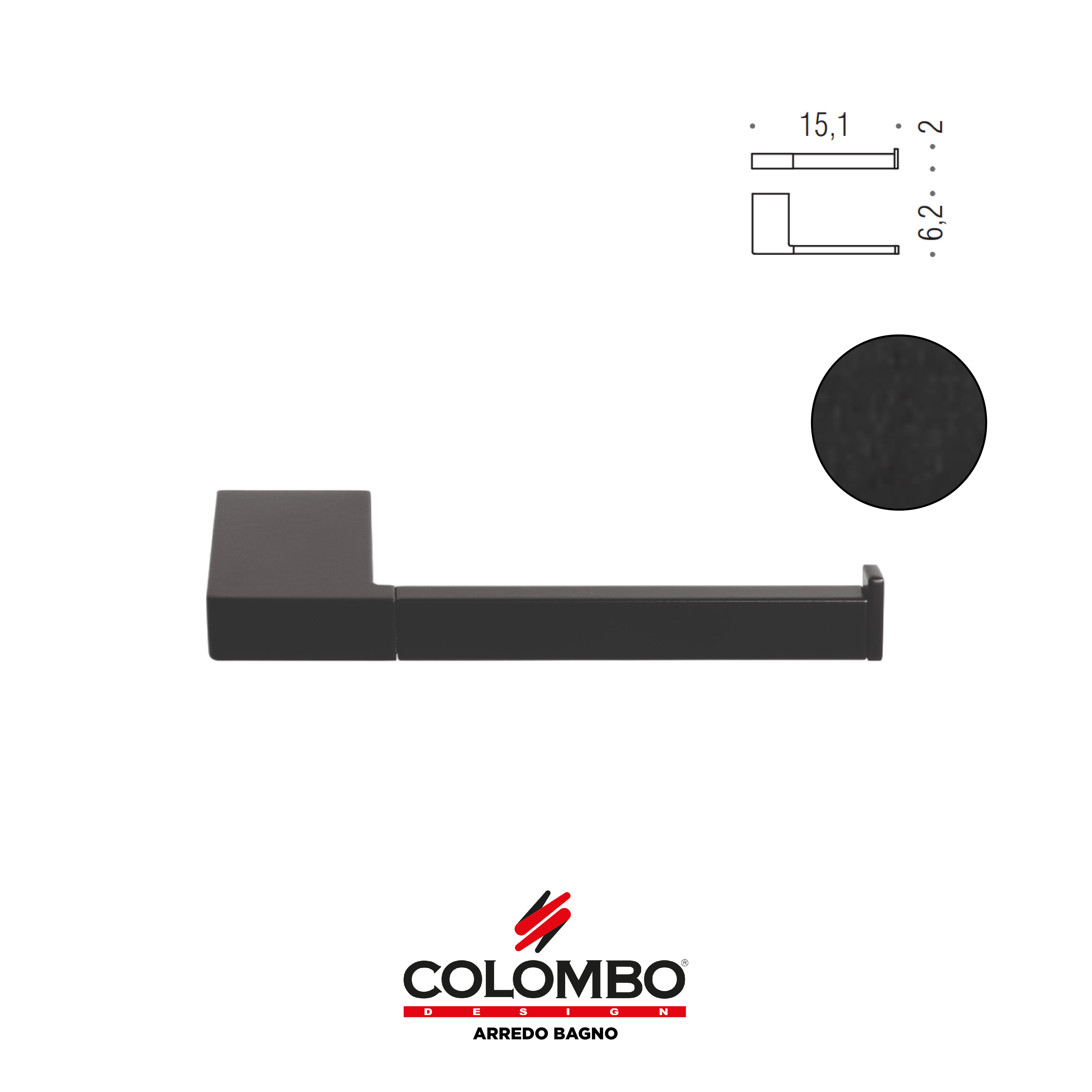 MiniQ Porta rotolo destro - Colombo design arredo bagno - Imhoff Handles
