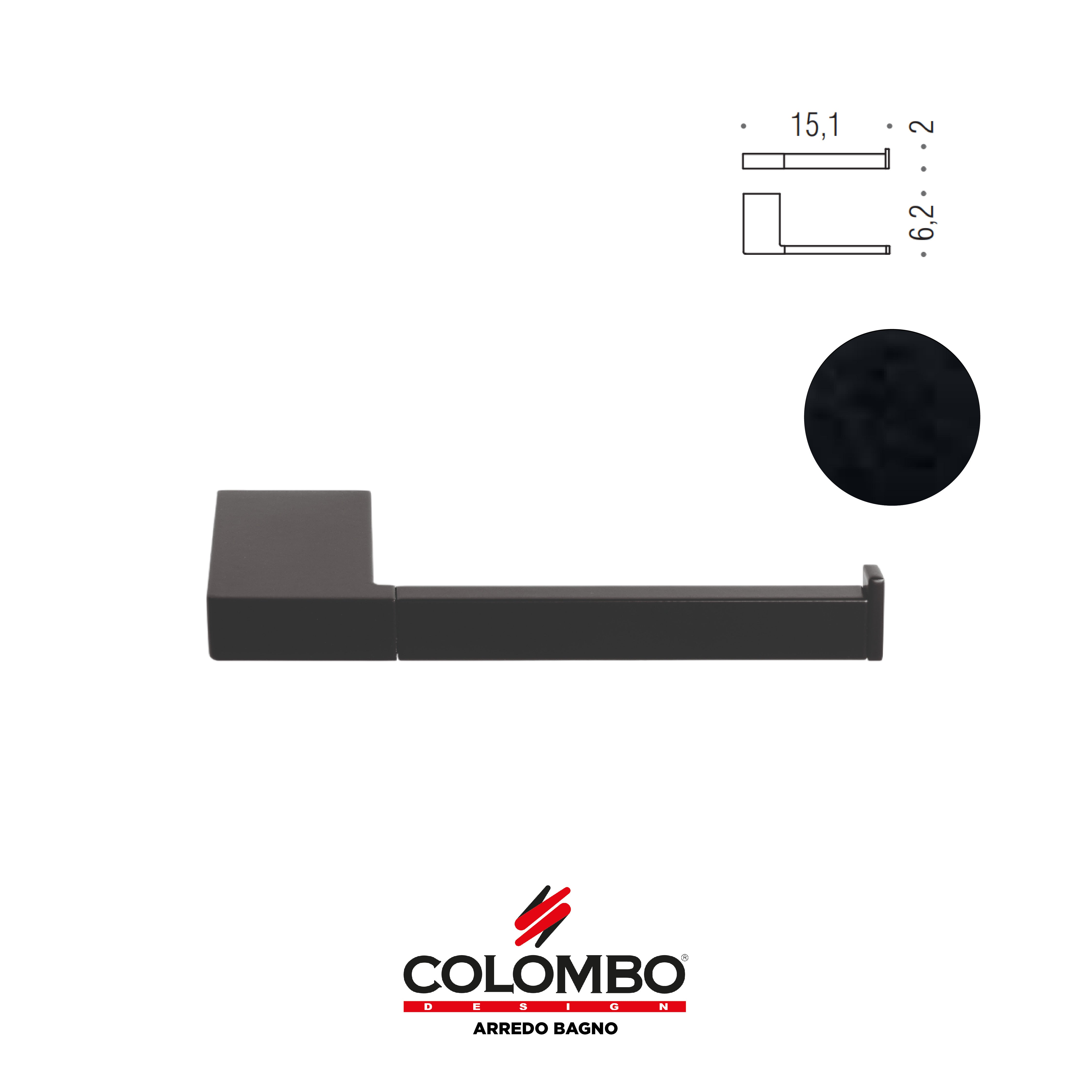 MiniQ Porta rotolo destro - Colombo design arredo bagno - Imhoff Handles