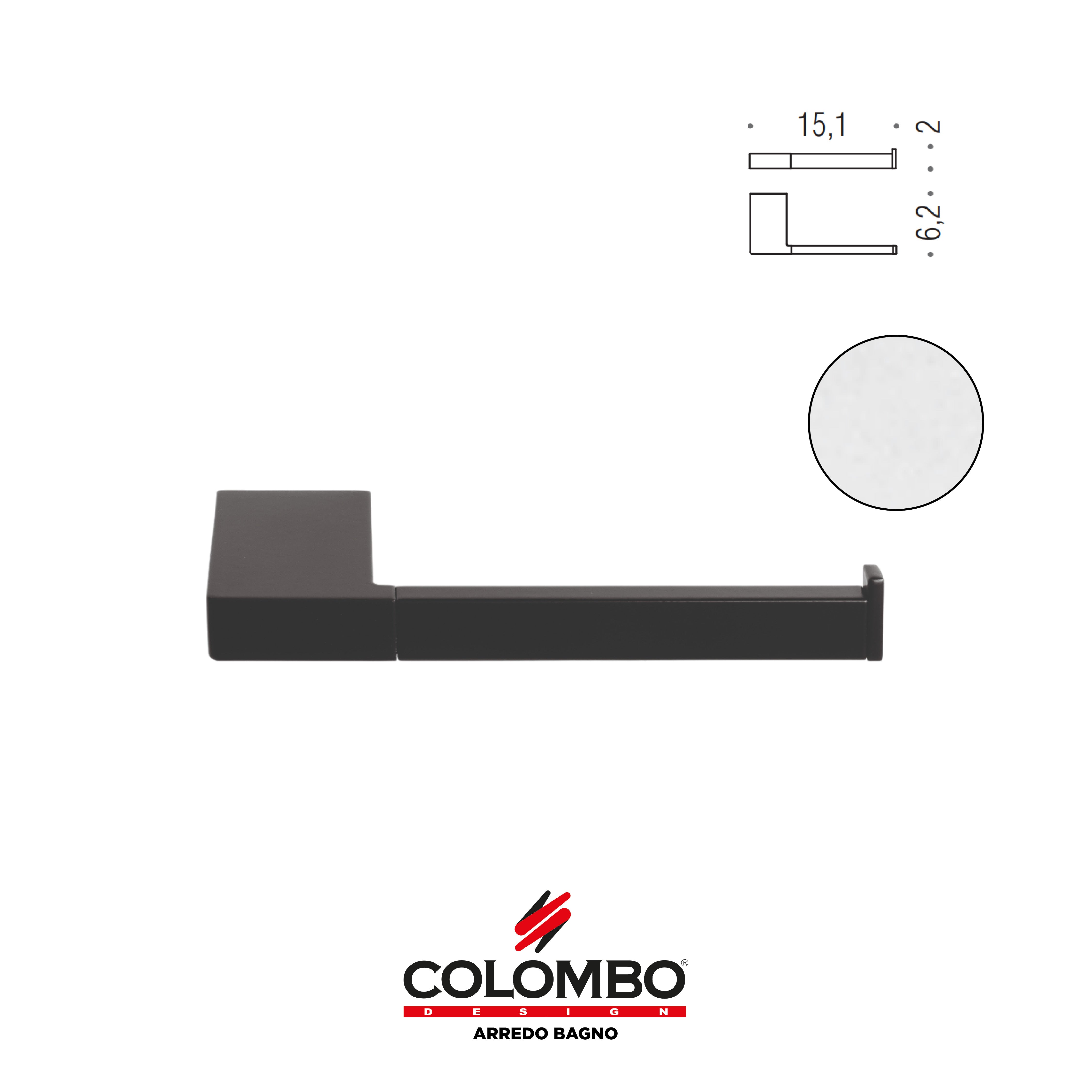 MiniQ Porta rotolo destro - Colombo design arredo bagno - Imhoff Handles