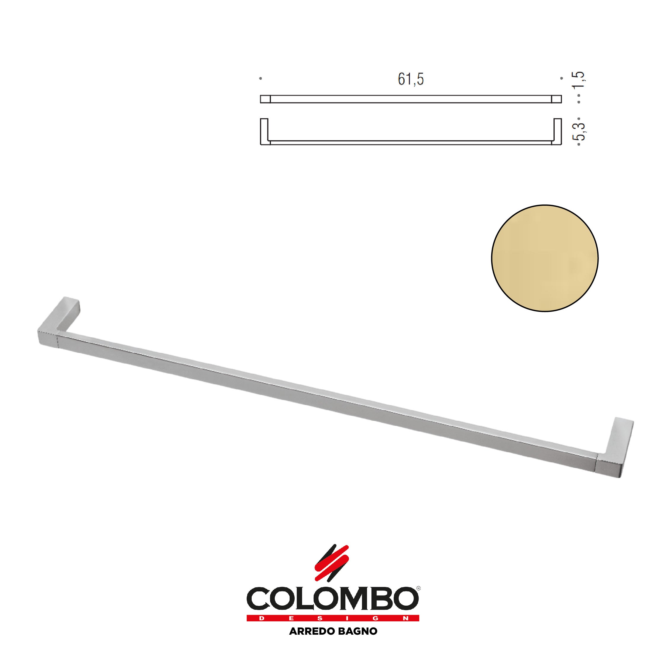 MiniQ Porta salvietta - Colombo design arredo bagno - Imhoff Handles