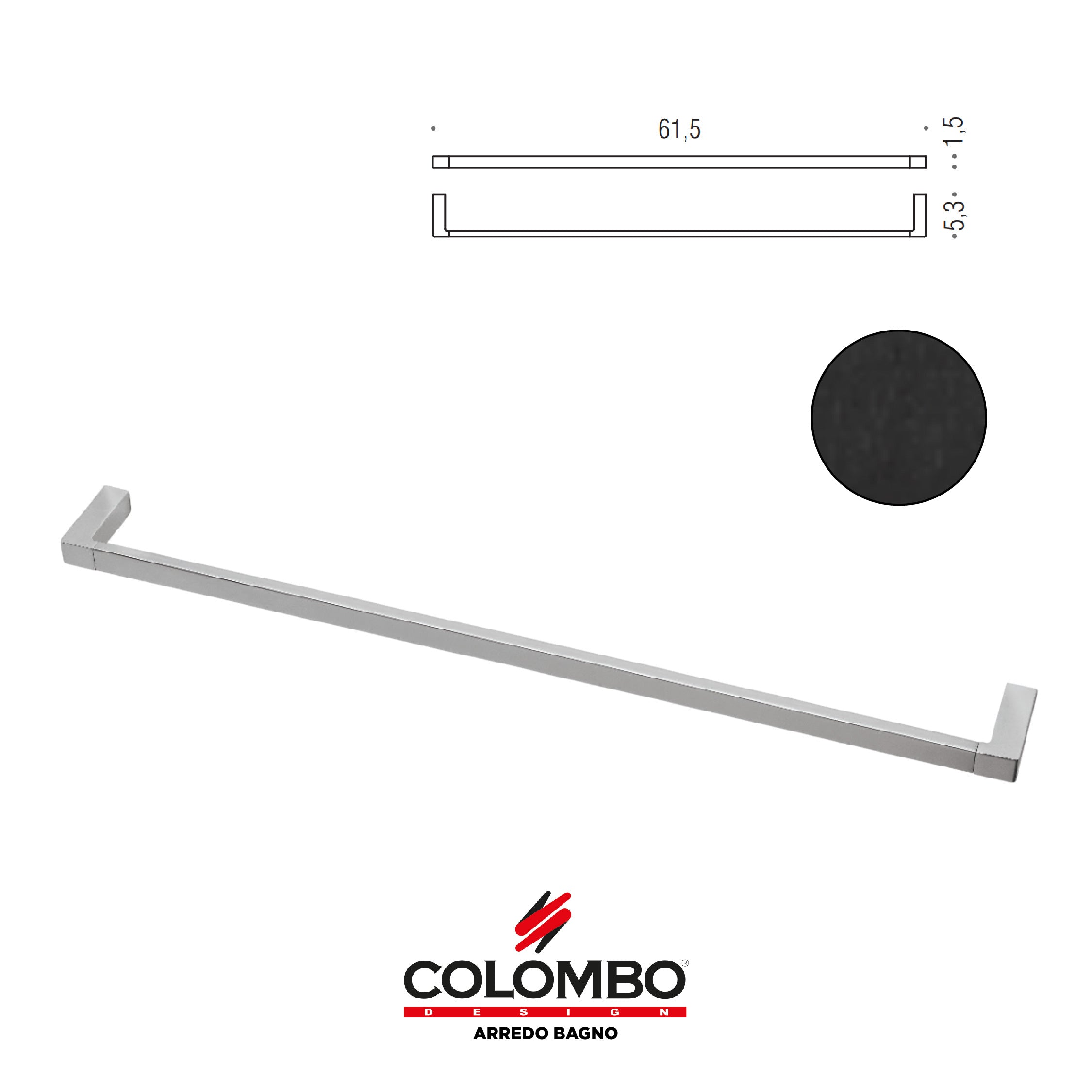 MiniQ Porta salvietta - Colombo design arredo bagno - Imhoff Handles