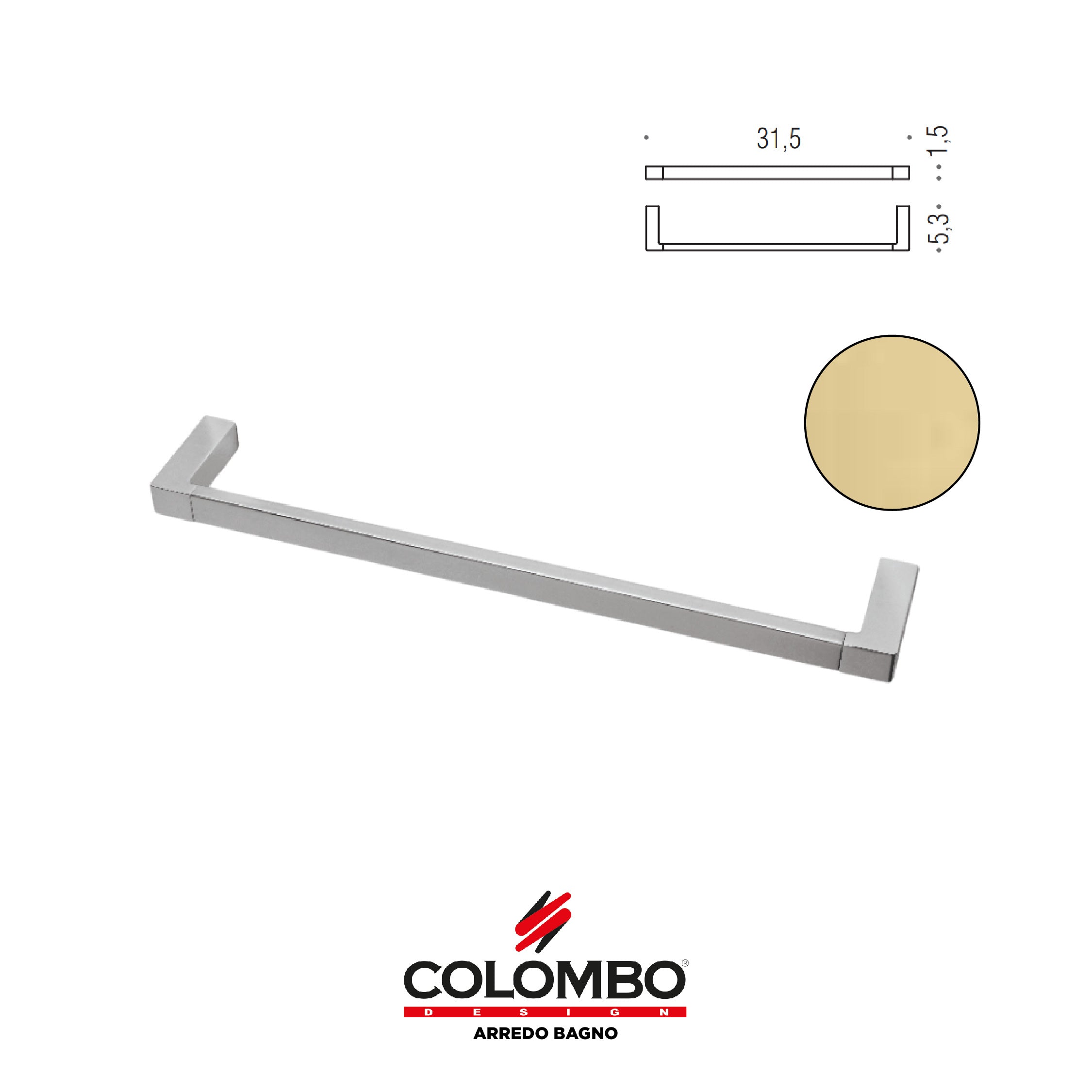MiniQ Porta salvietta - Colombo design arredo bagno - Imhoff Handles