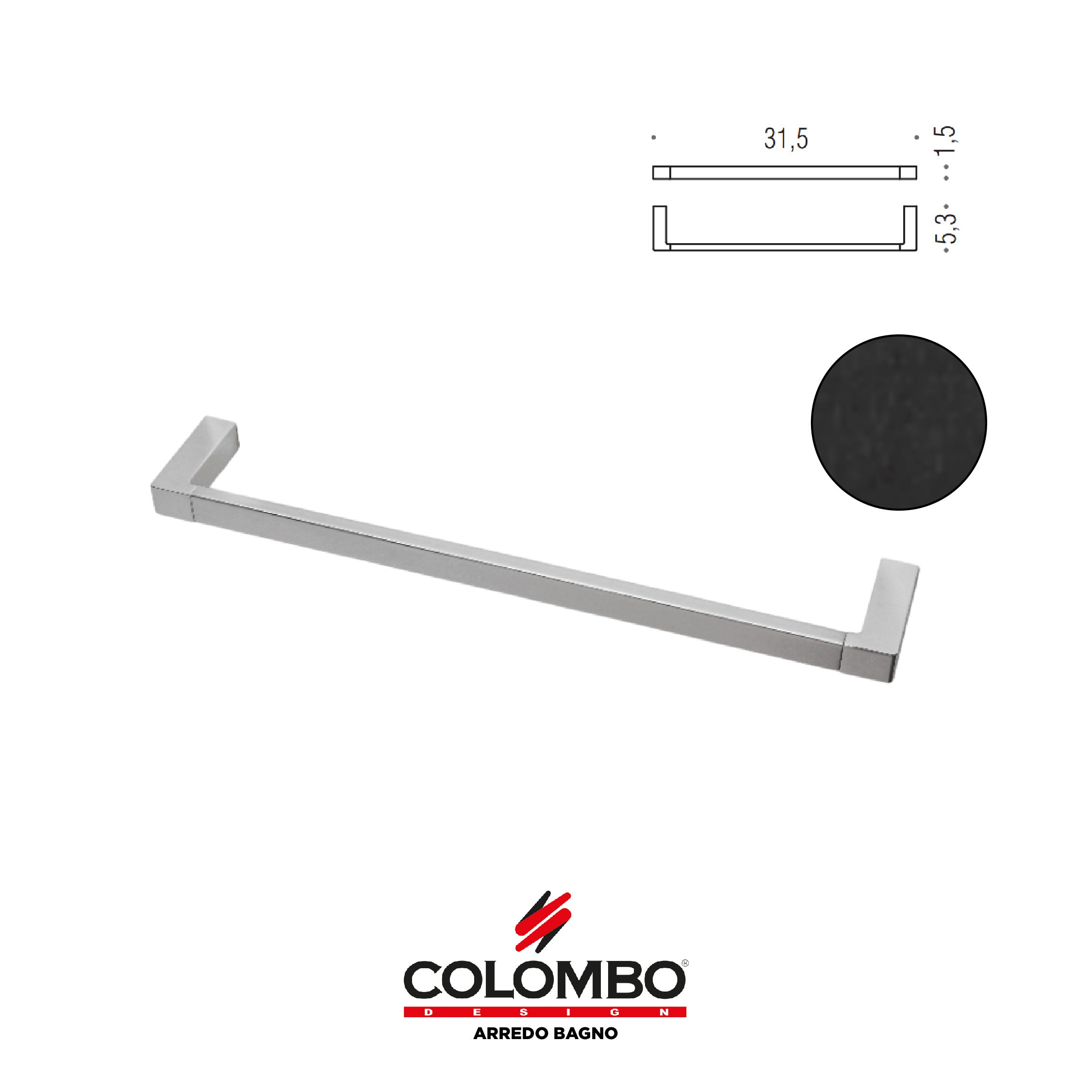 MiniQ Porta salvietta - Colombo design arredo bagno - Imhoff Handles