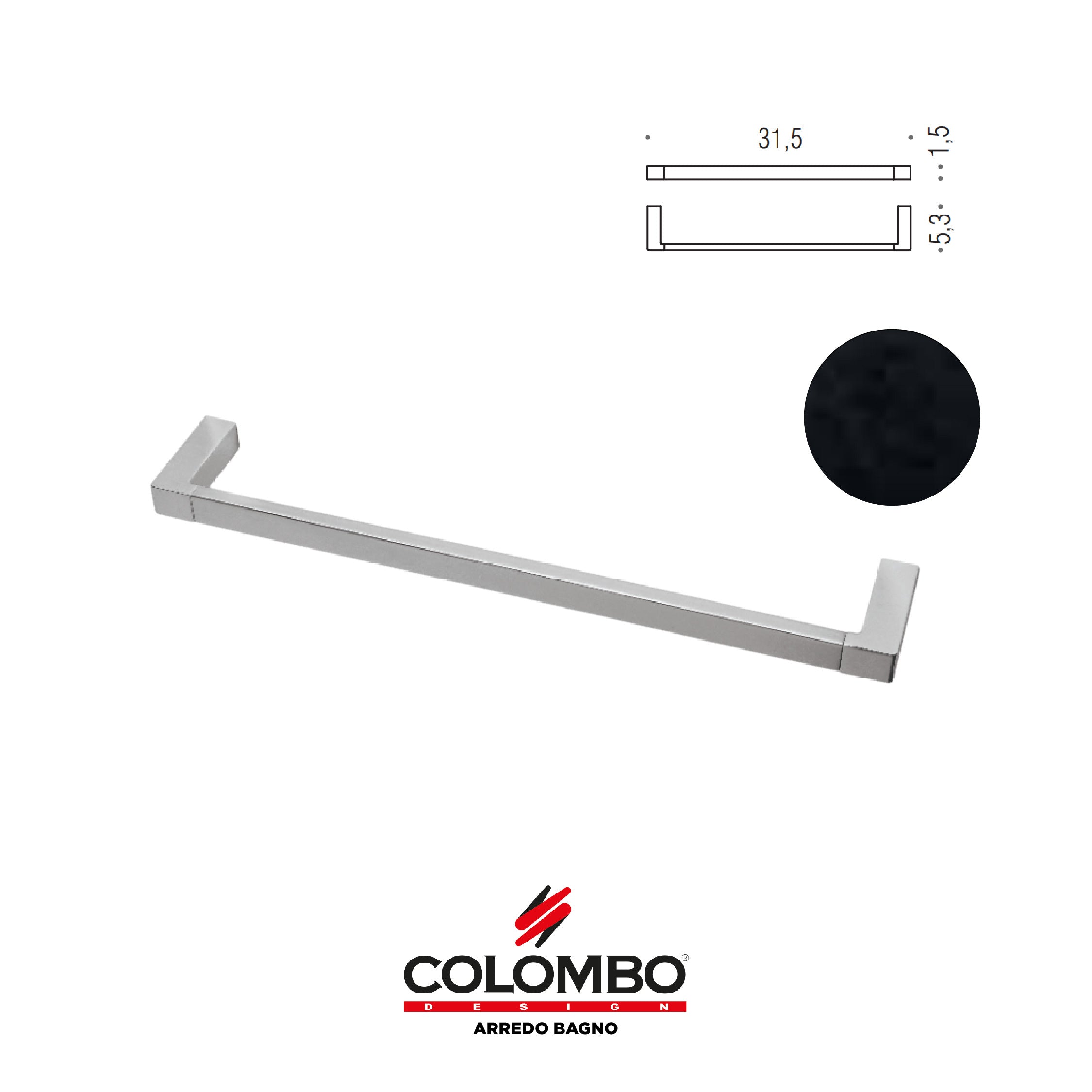 MiniQ Porta salvietta - Colombo design arredo bagno - Imhoff Handles