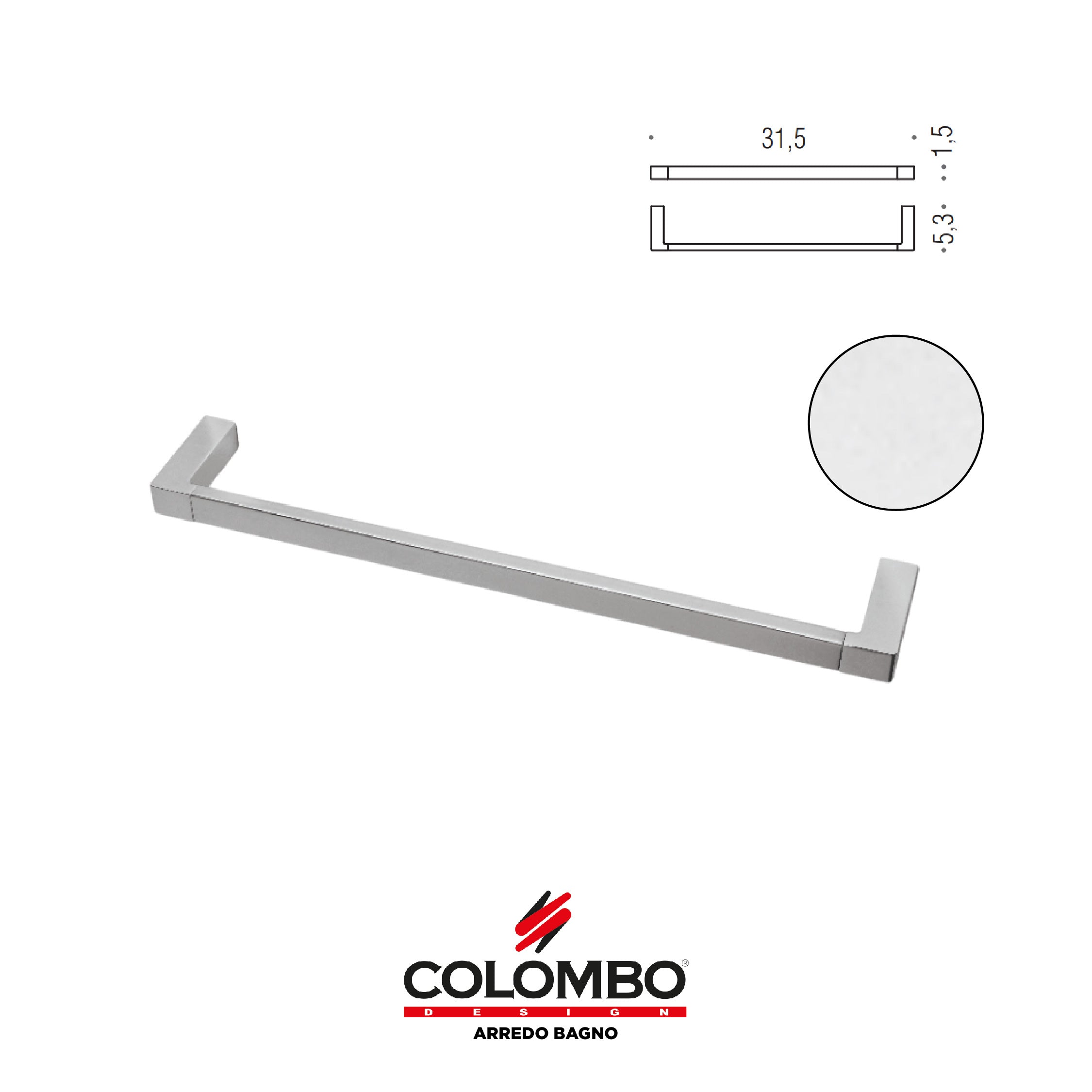 MiniQ Porta salvietta - Colombo design arredo bagno - Imhoff Handles
