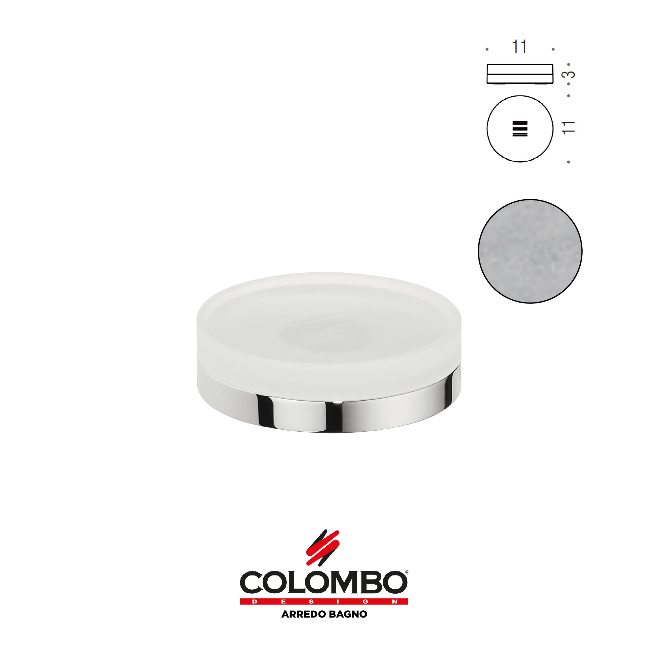Mini Porta sapone d'appoggio - Colombo design arredo bagno - Imhoff Handles