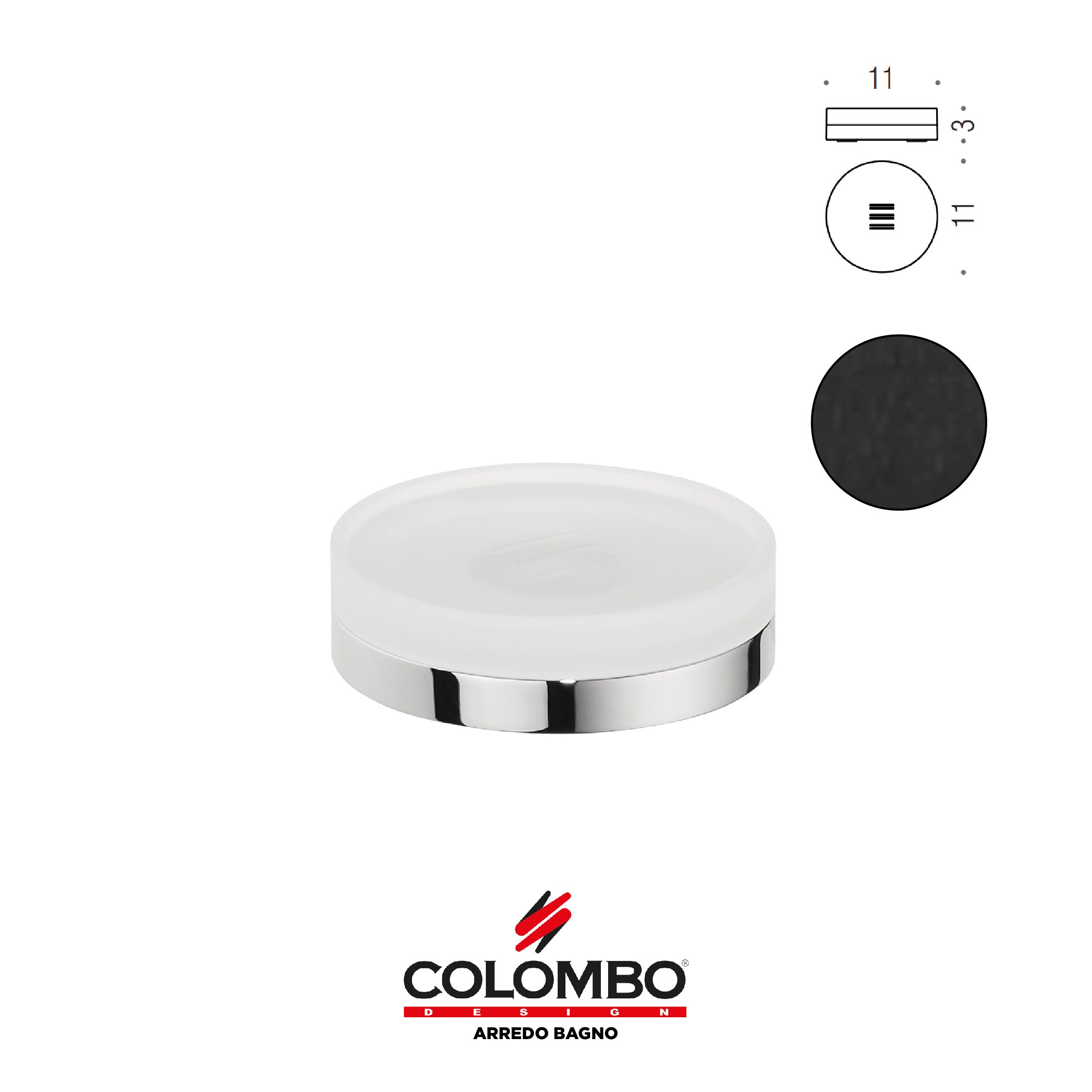Mini Porta sapone d'appoggio - Colombo design arredo bagno - Imhoff Handles