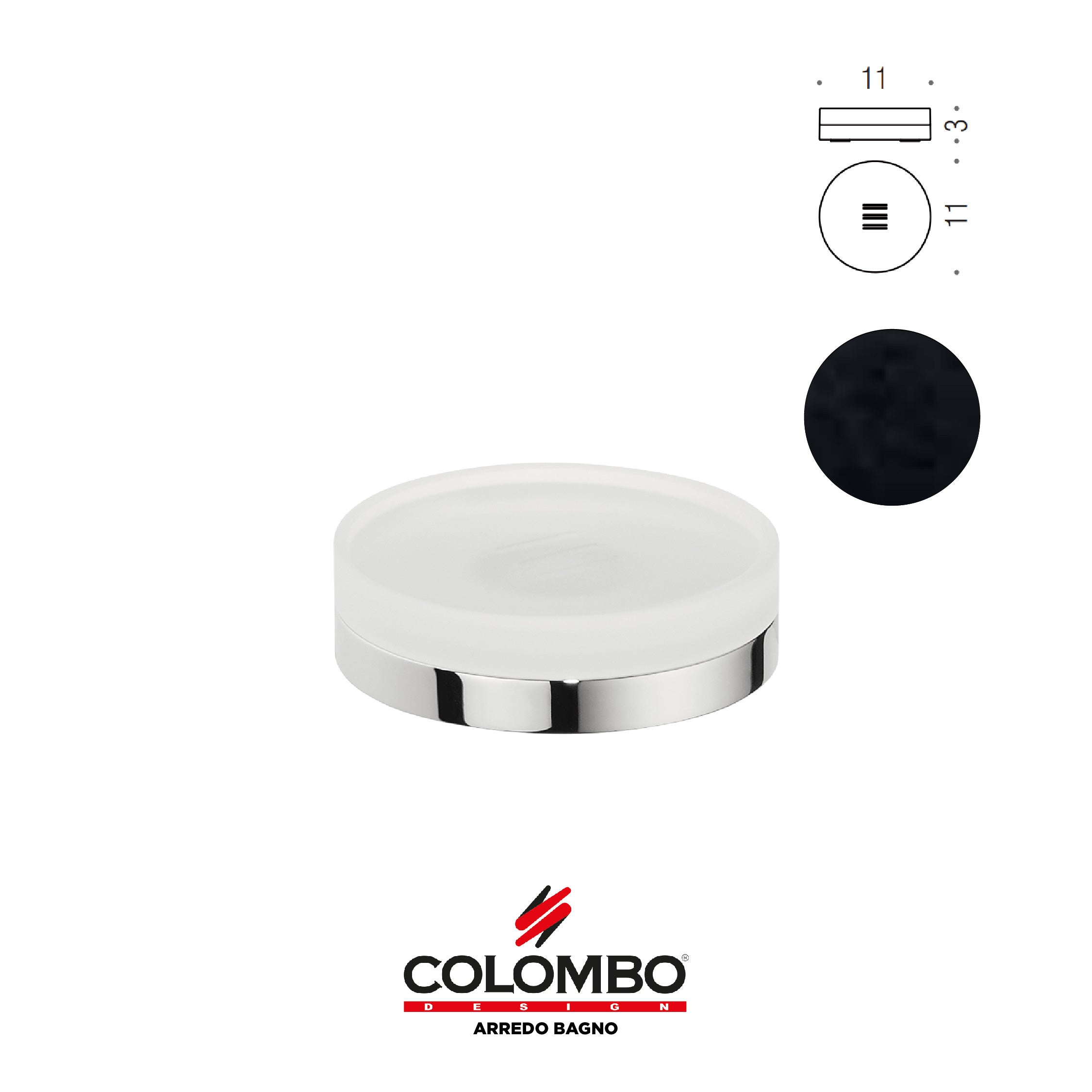Mini Porta sapone d'appoggio - Colombo design arredo bagno - Imhoff Handles