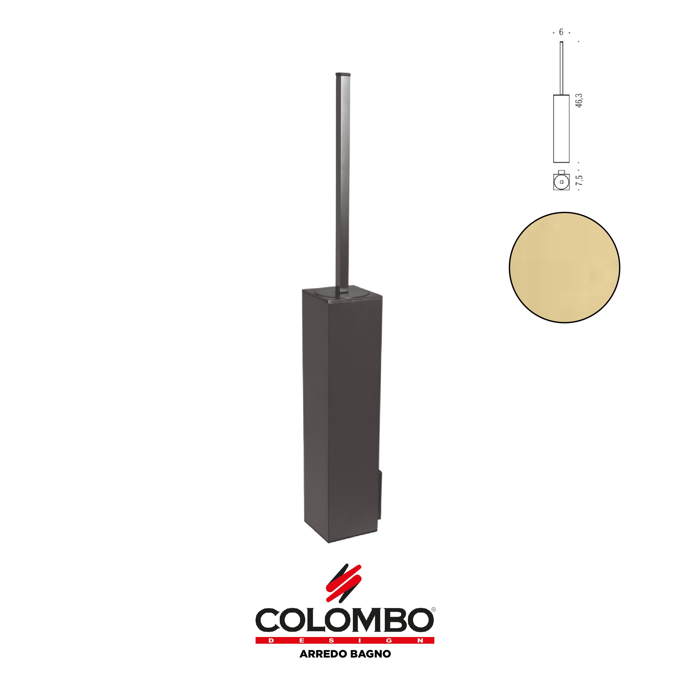 MiniQ Porta scopino - Colombo design arredo bagno - Imhoff Handles