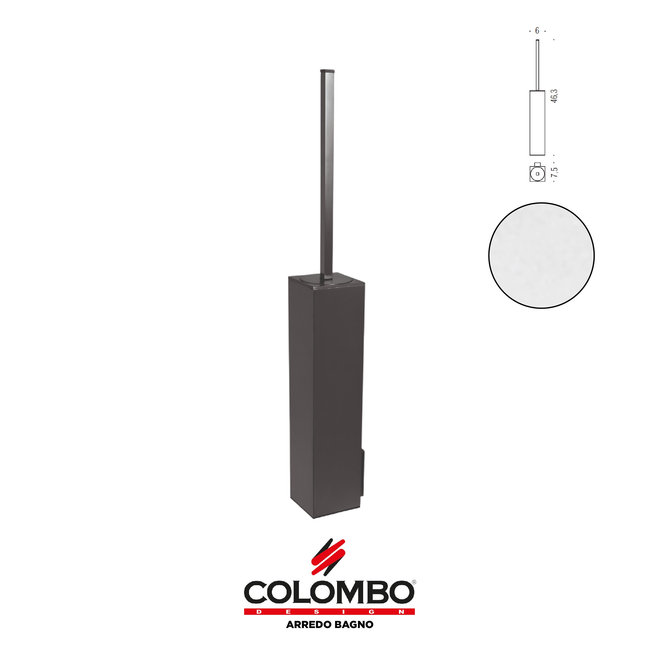 MiniQ Porta scopino - Colombo design arredo bagno - Imhoff Handles