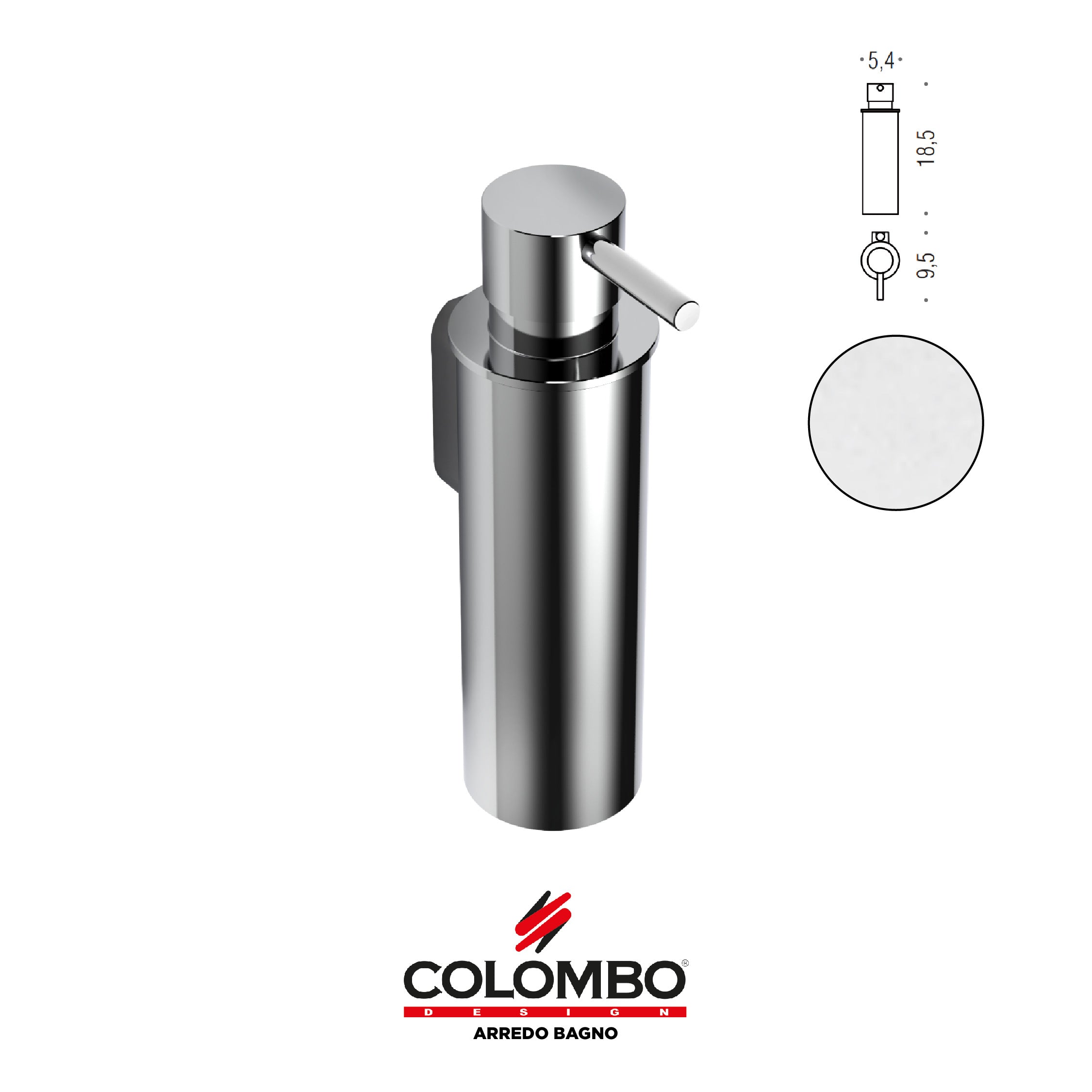 Mini Spandisapone (L 0,15) - Colombo design arredo bagno - Imhoff Handles