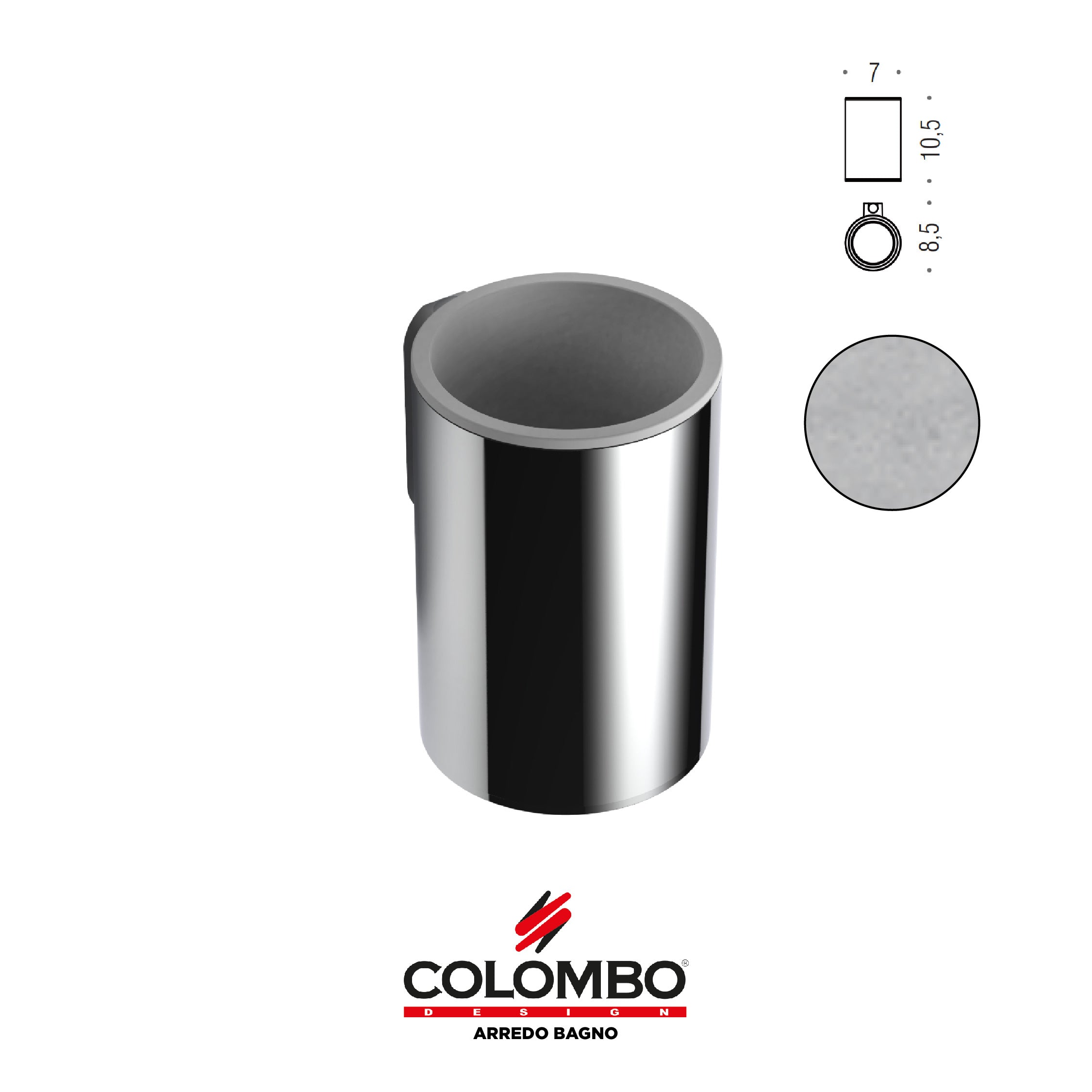 Mini Porta bicchiere - Colombo design arredo bagno - Imhoff Handles