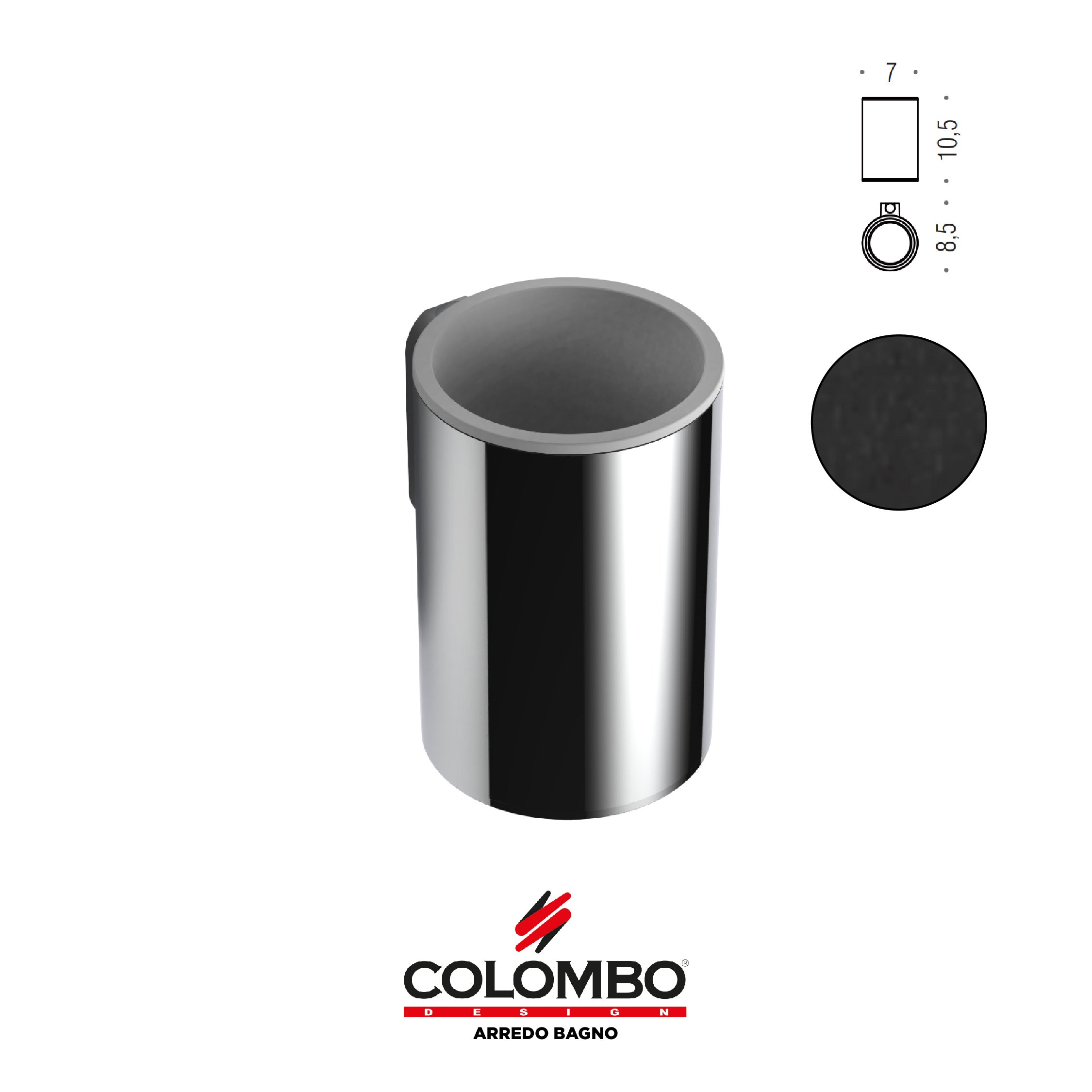 Mini Porta bicchiere - Colombo design arredo bagno - Imhoff Handles
