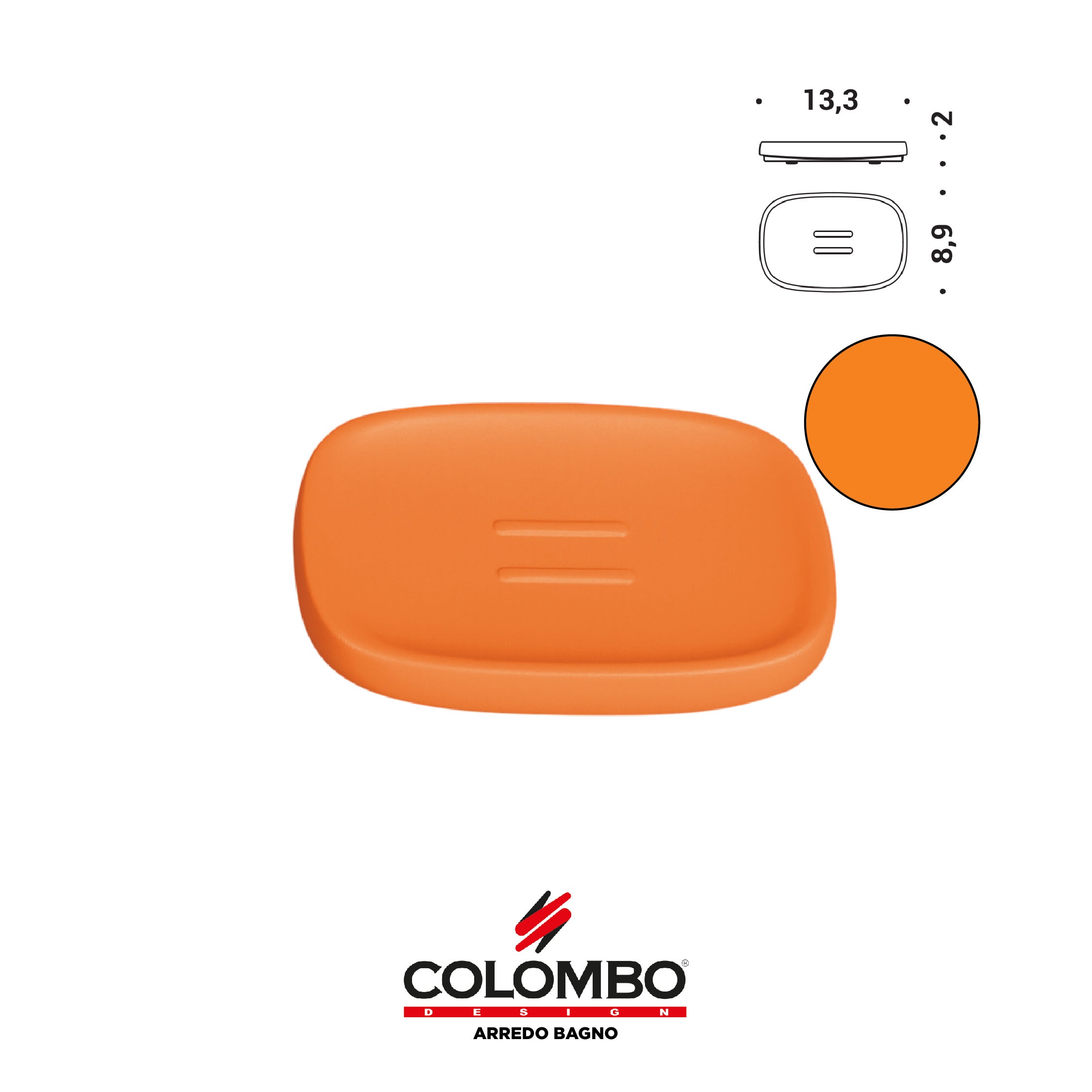 Mood Porta sapone d'appoggio - Colombo design arredo bagno - Imhoff Handles