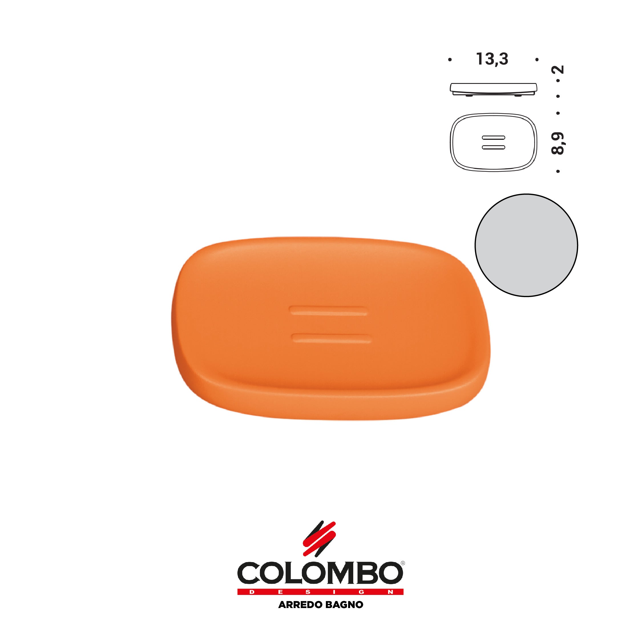 Mood Porta sapone d'appoggio - Colombo design arredo bagno - Imhoff Handles