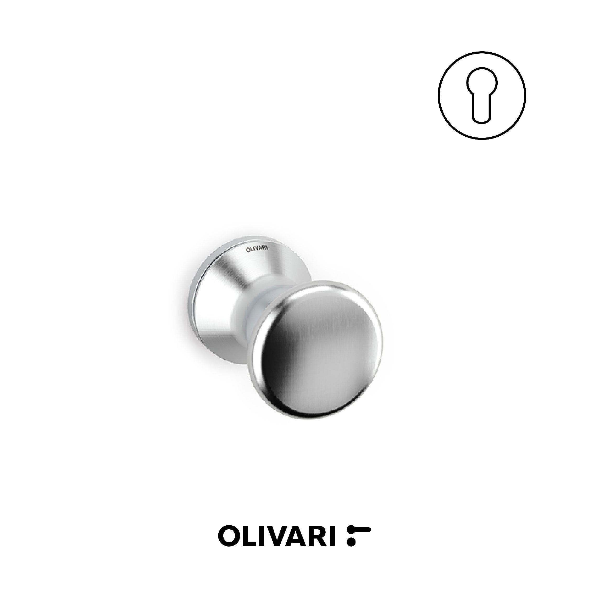 Olivari Basel - Central door knobs