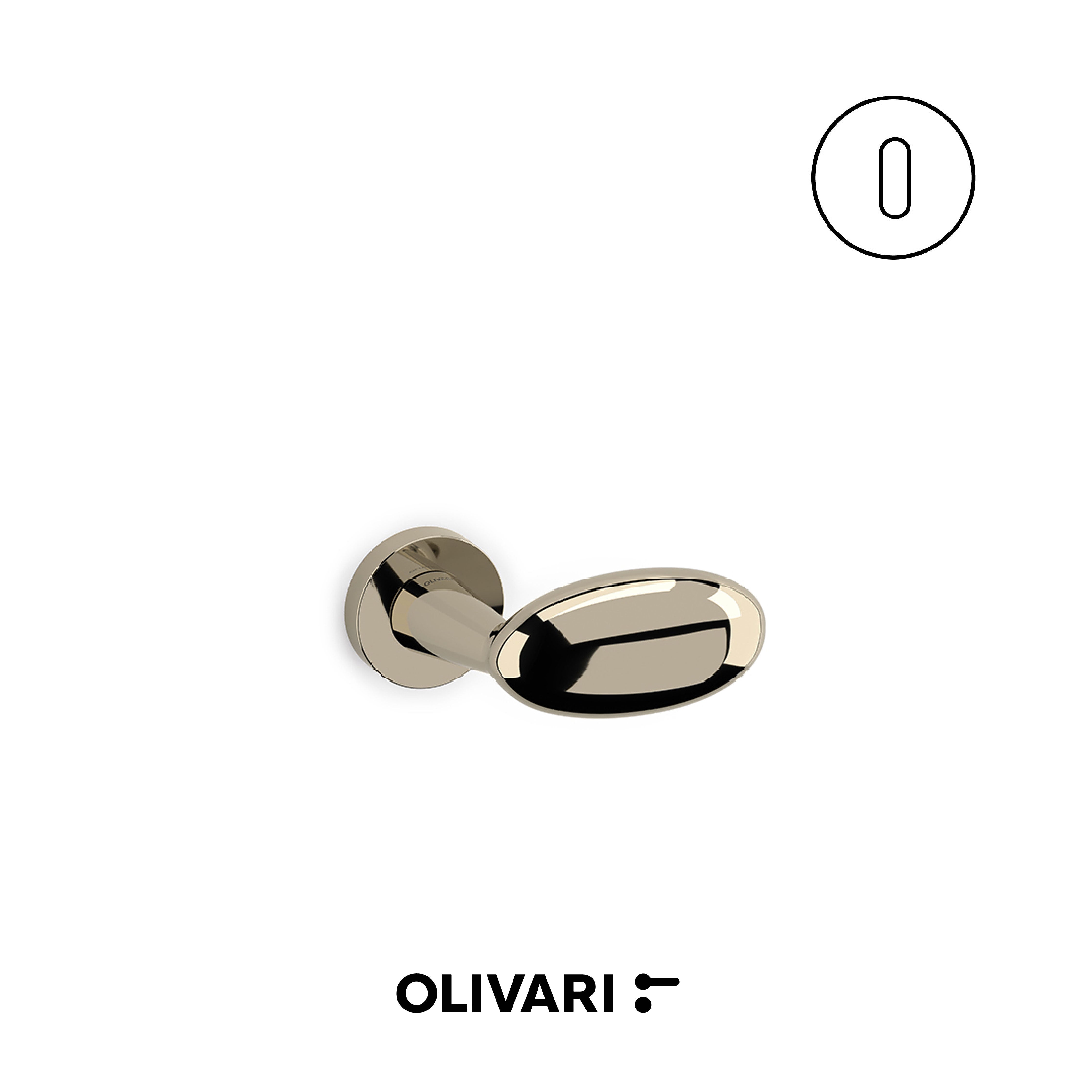 Olivari Blindo - Cranked Knobs for Doors