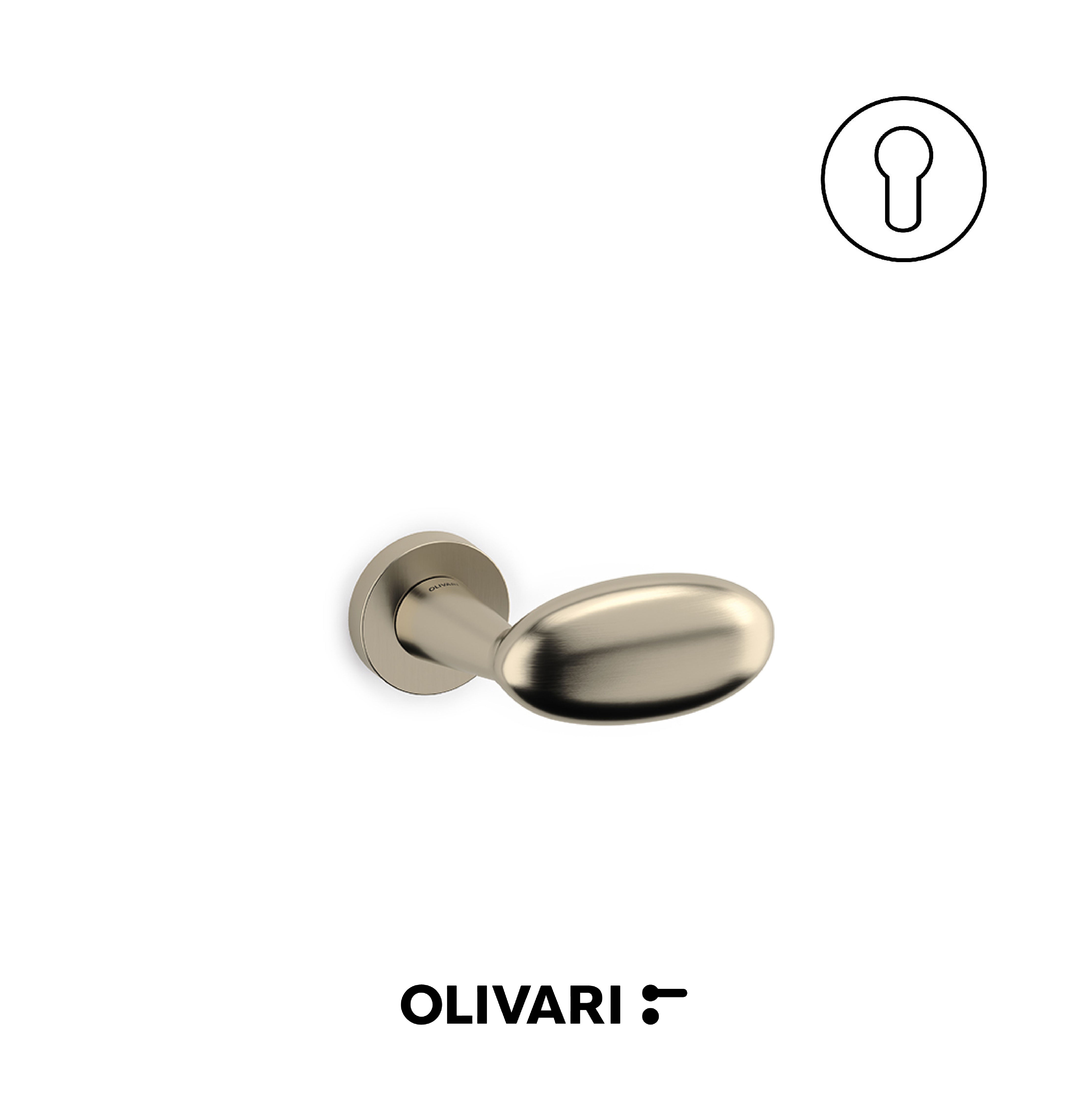Olivari Blindo - Cranked Knobs for Doors