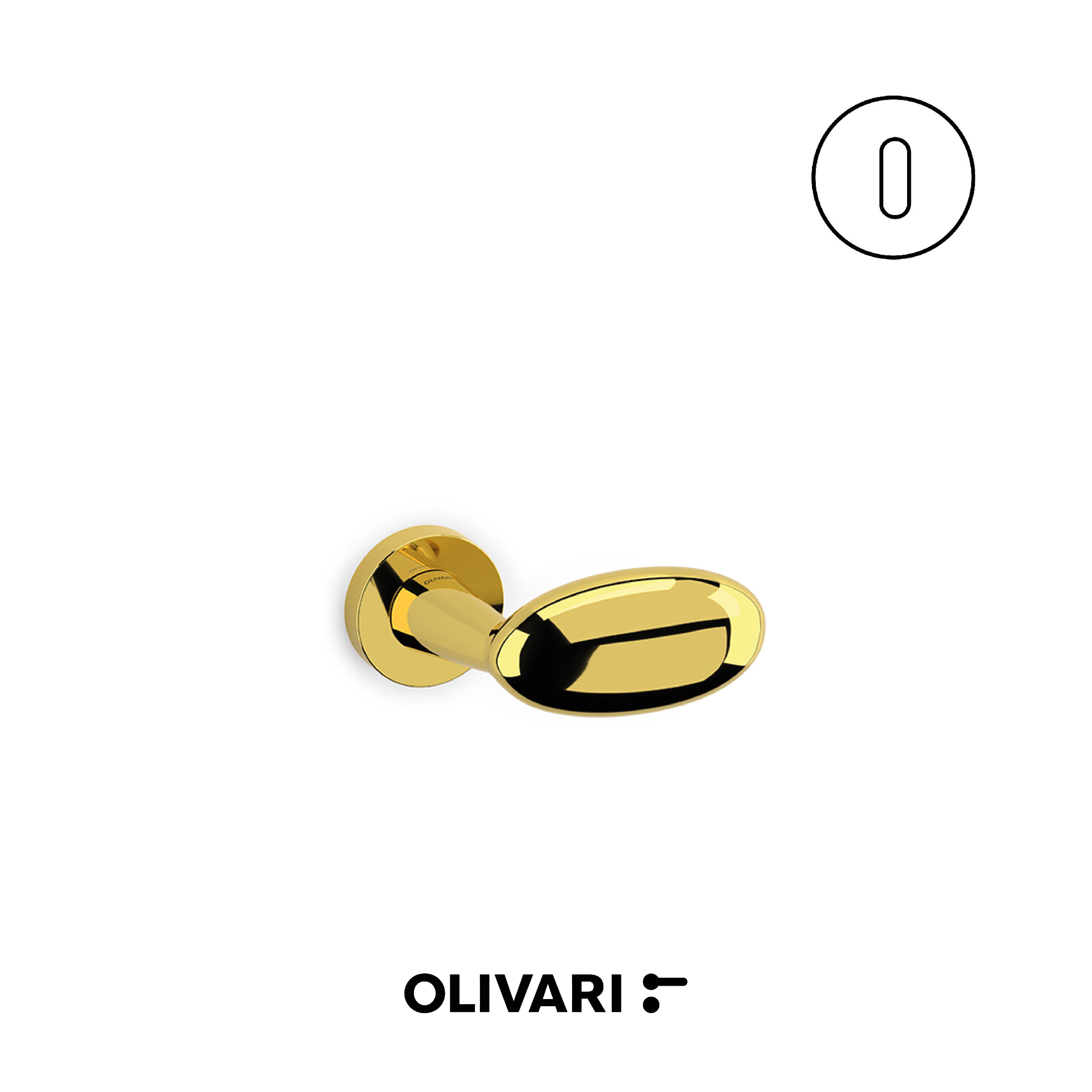 Olivari Blindo - Cranked Knobs for Doors
