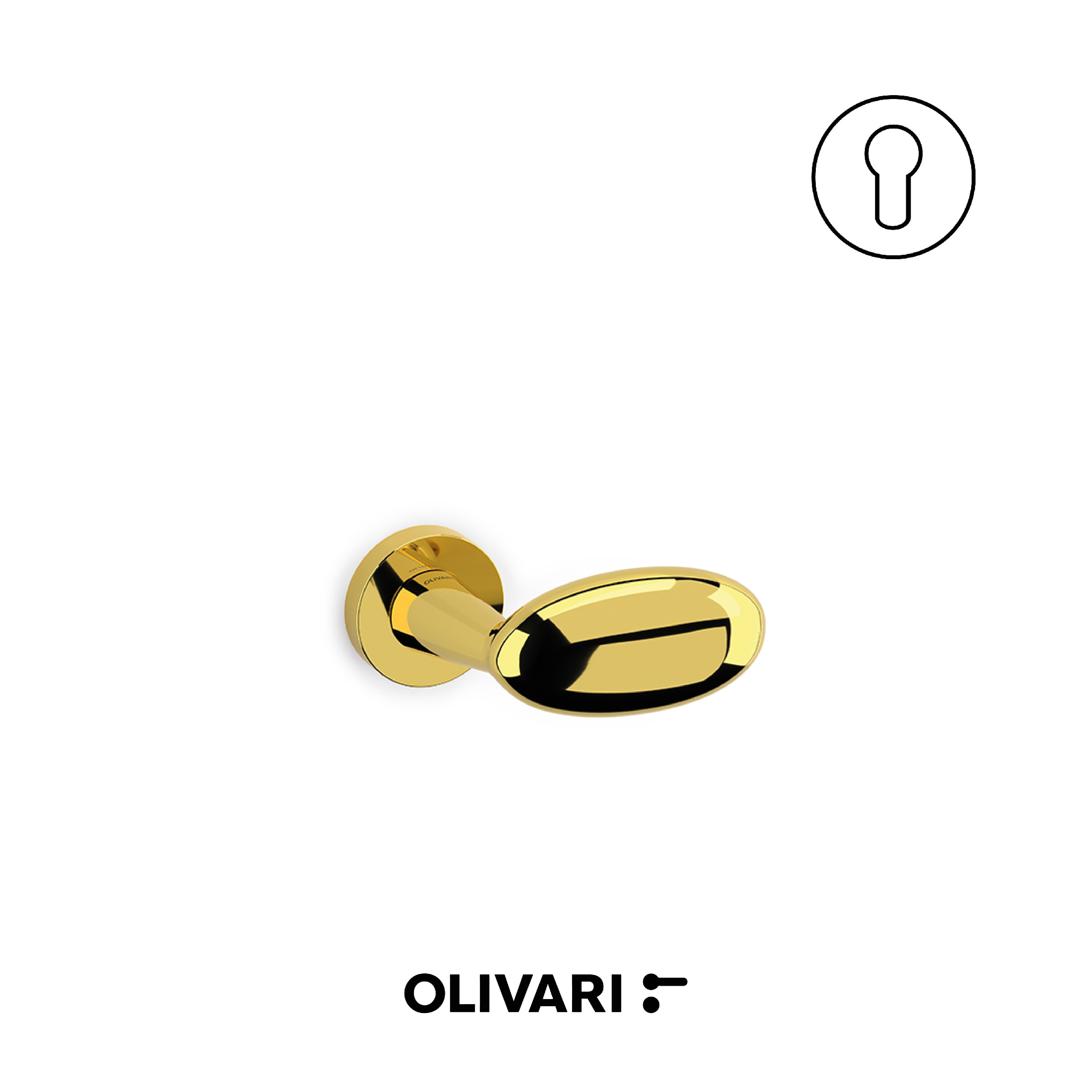 Olivari Blindo - Cranked Knobs for Doors