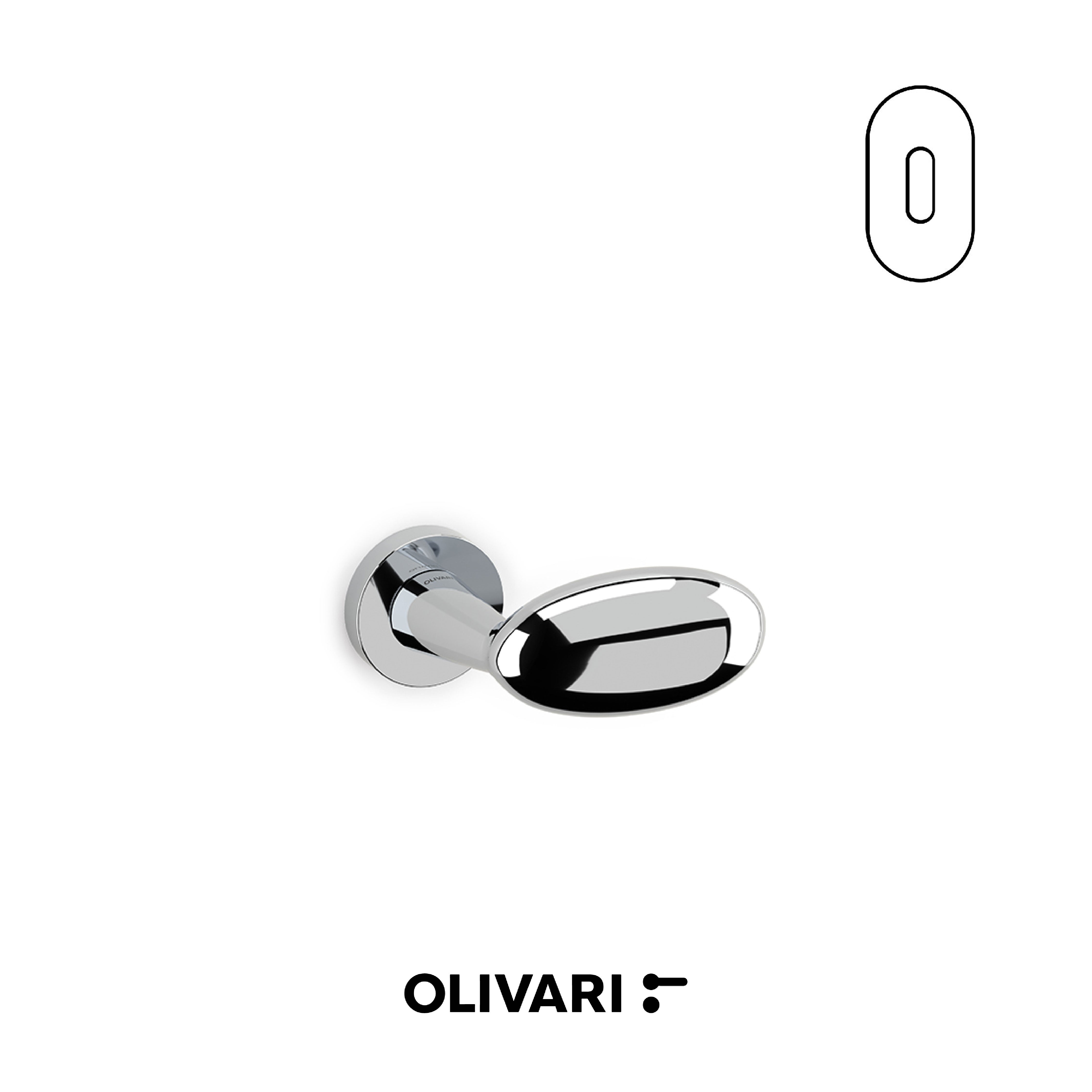 Olivari Blindo - Cranked Knobs for Doors