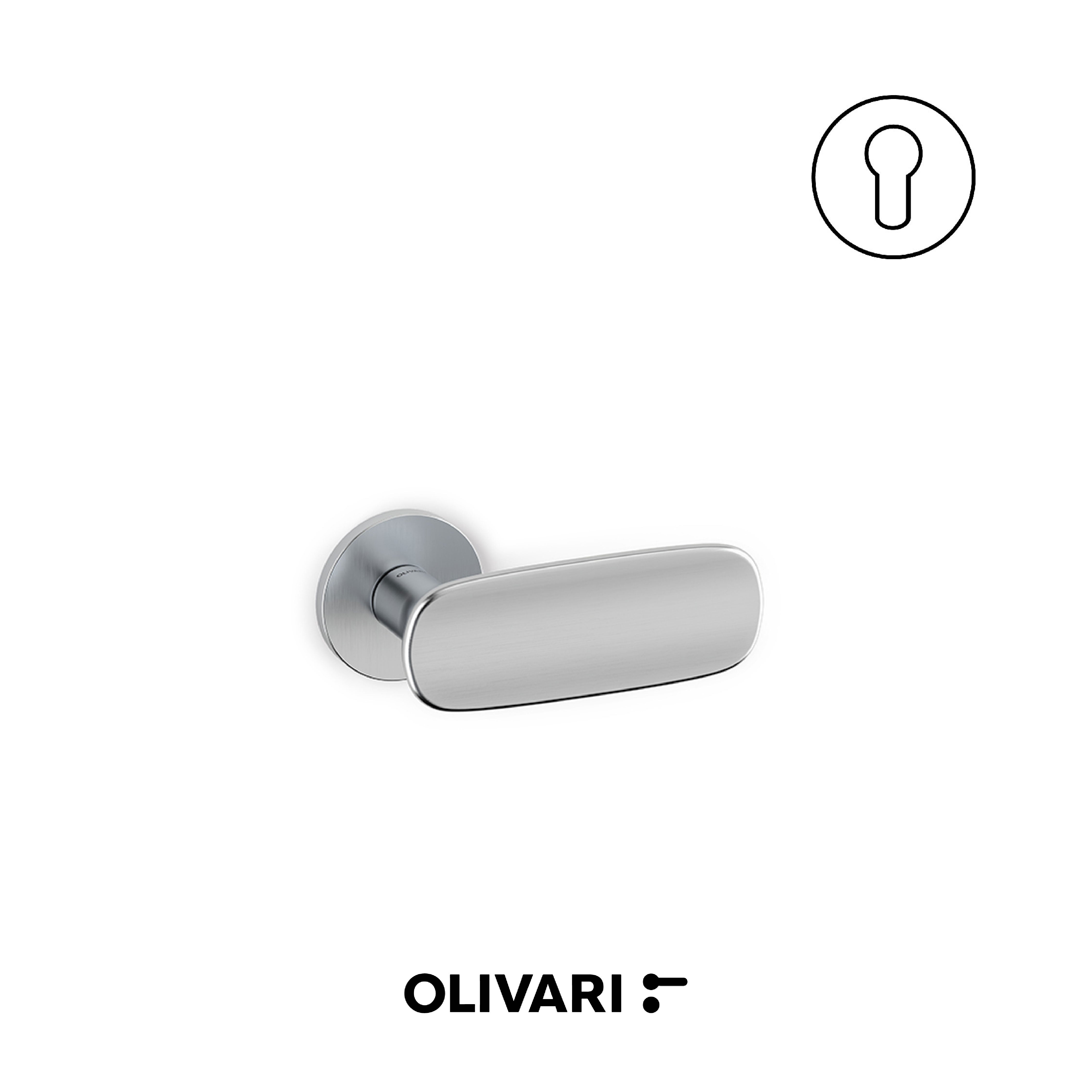 Olivari Conca - Cranked door knobs