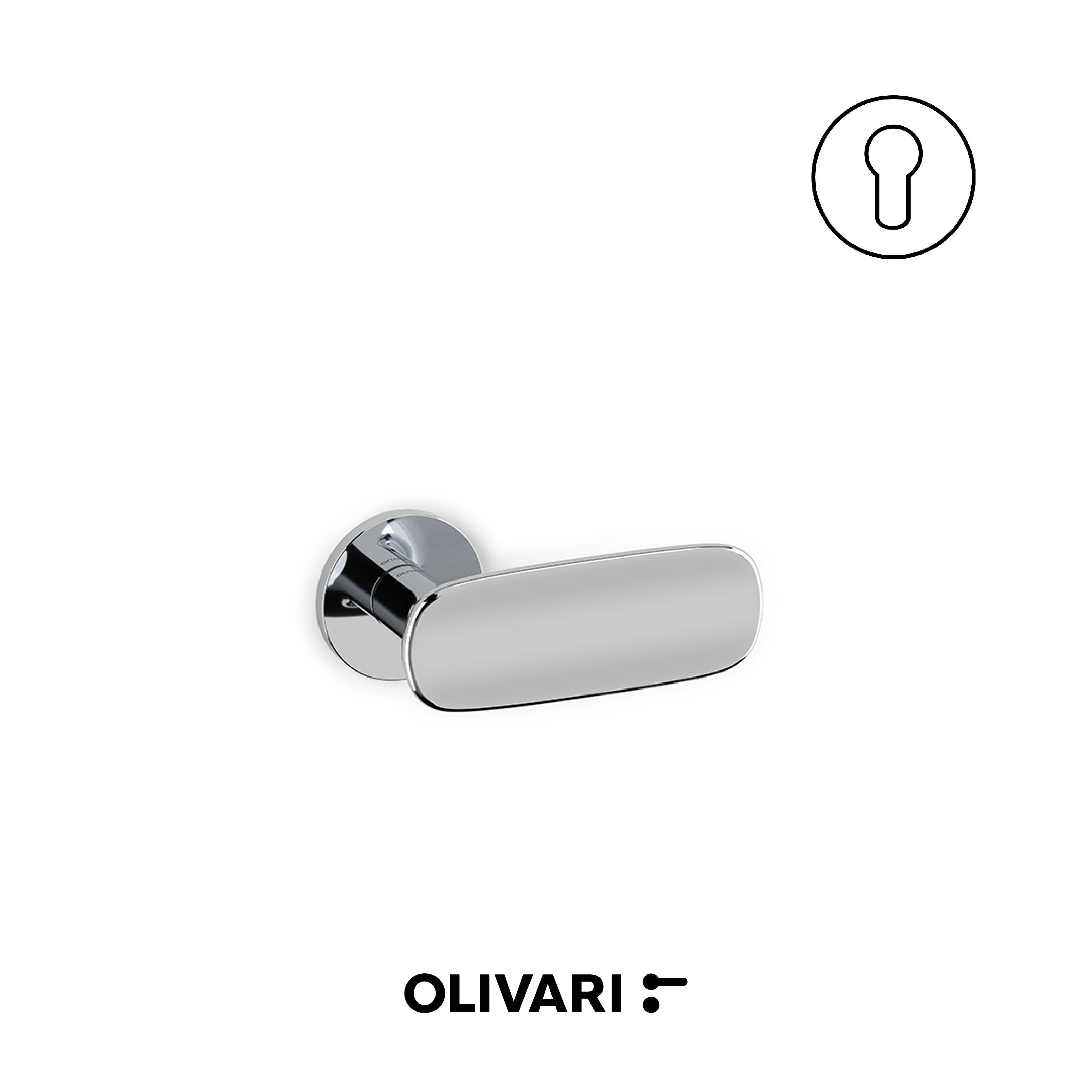 Olivari Conca - Cranked door knobs