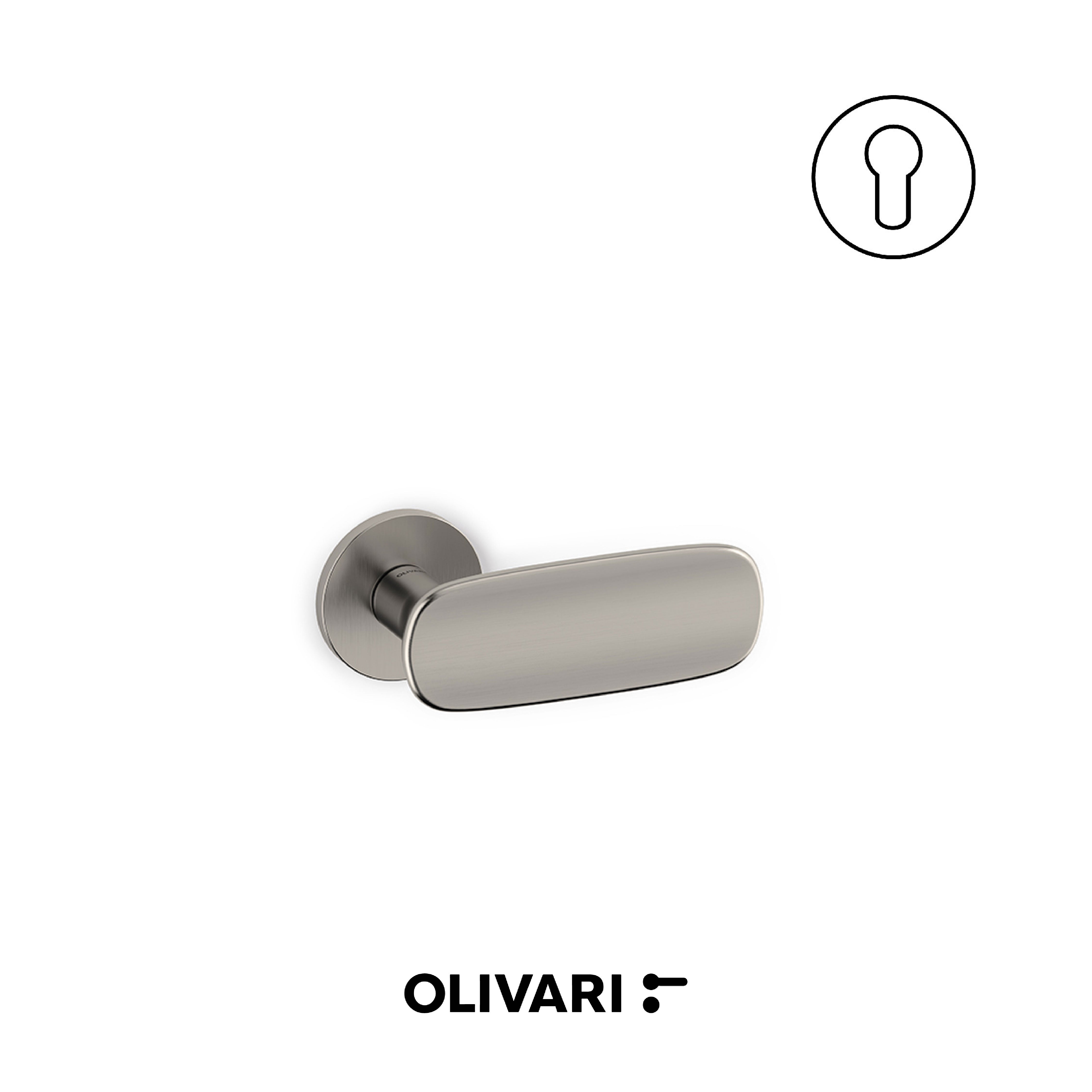 Olivari Conca - Cranked door knobs