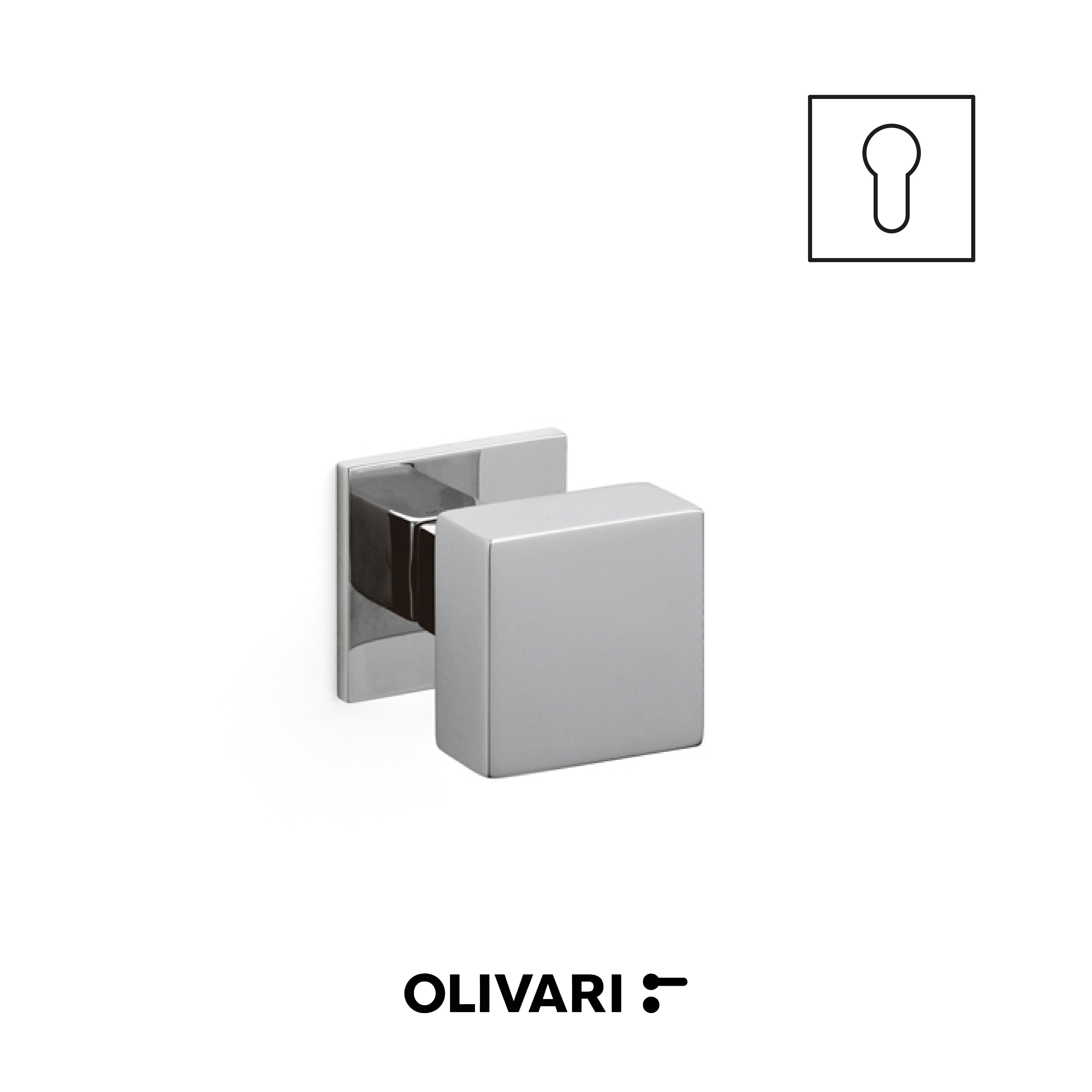 Olivari Diana Bassa - Centre door knobs