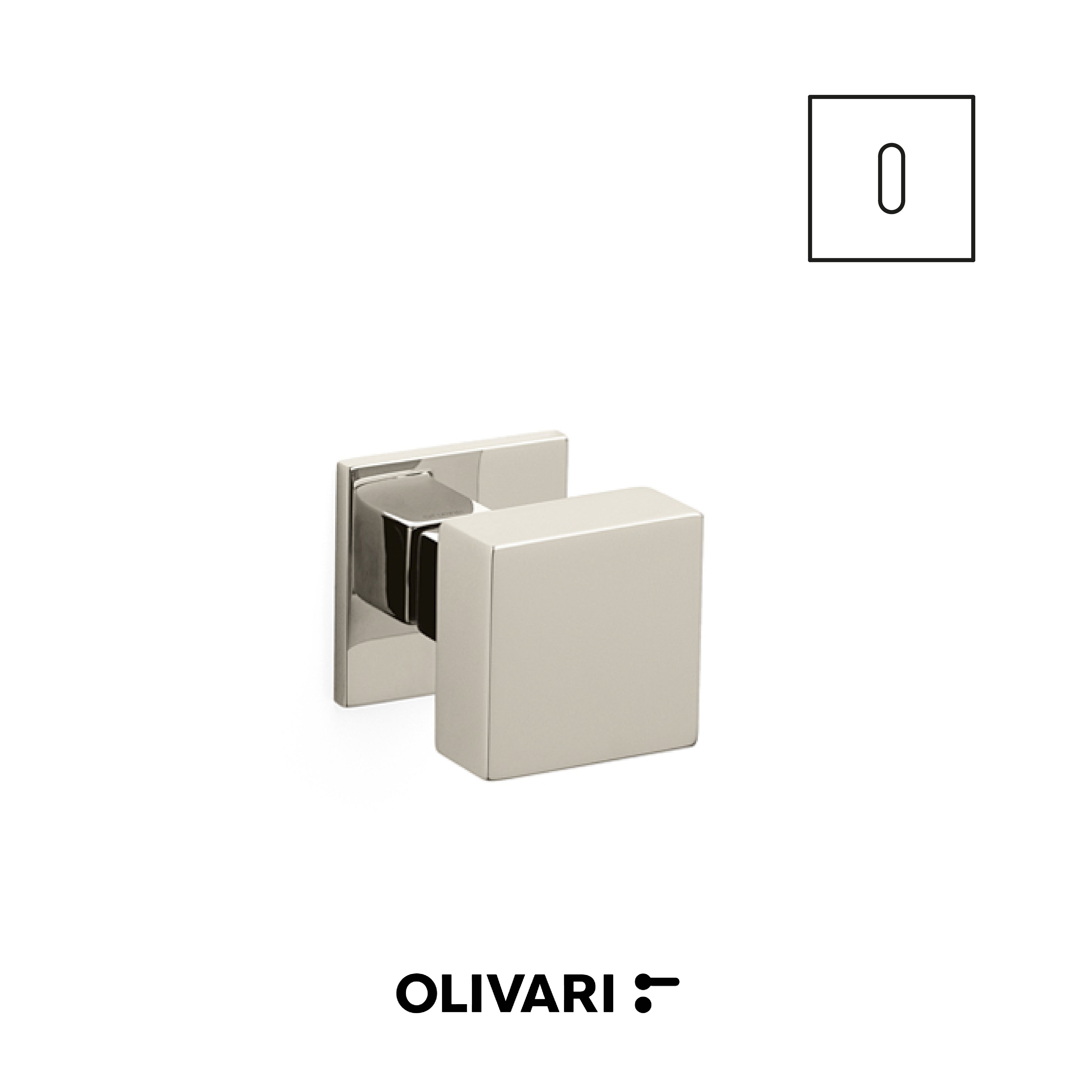 Olivari Diana Bassa - Centre door knobs
