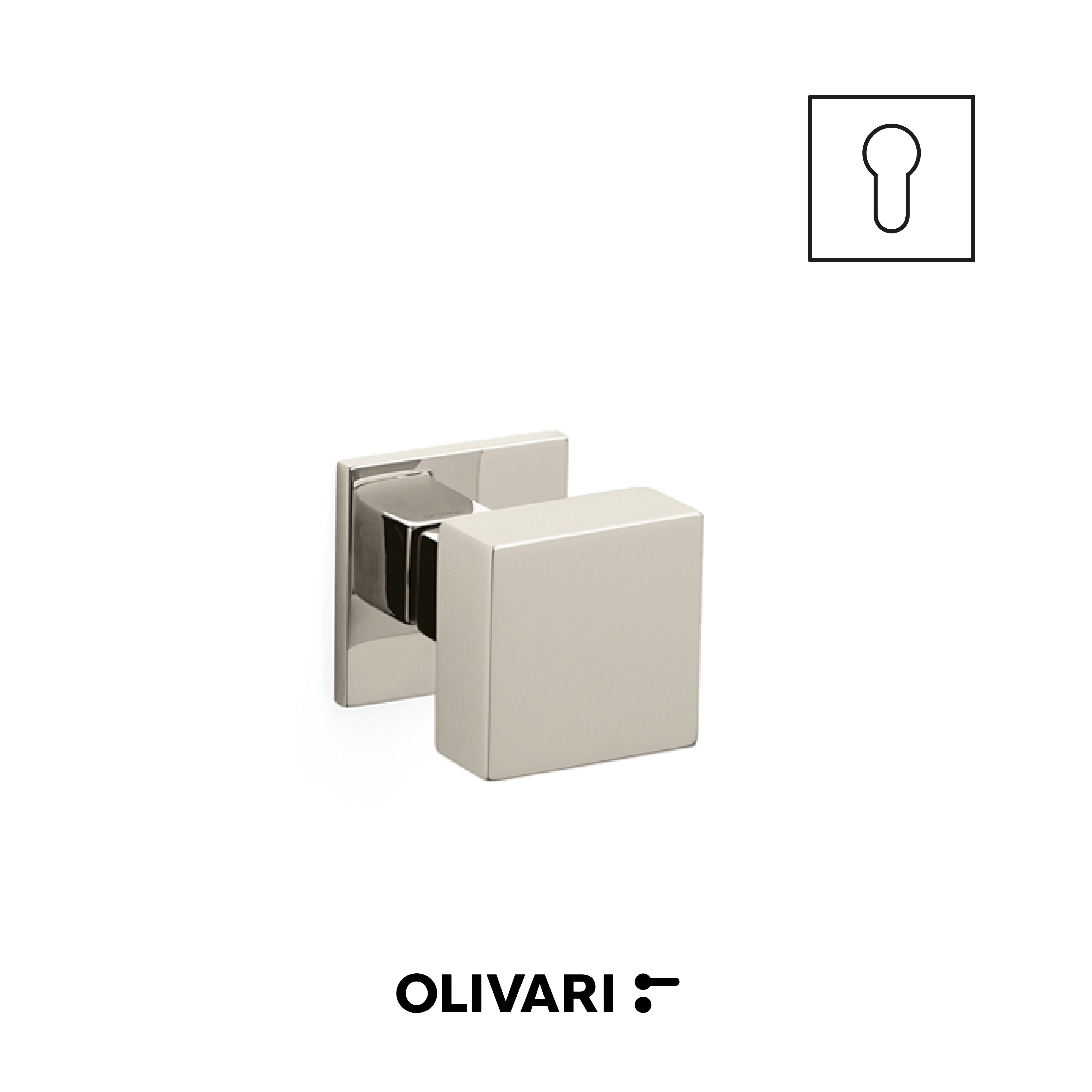 Olivari Diana Bassa - Centre door knobs