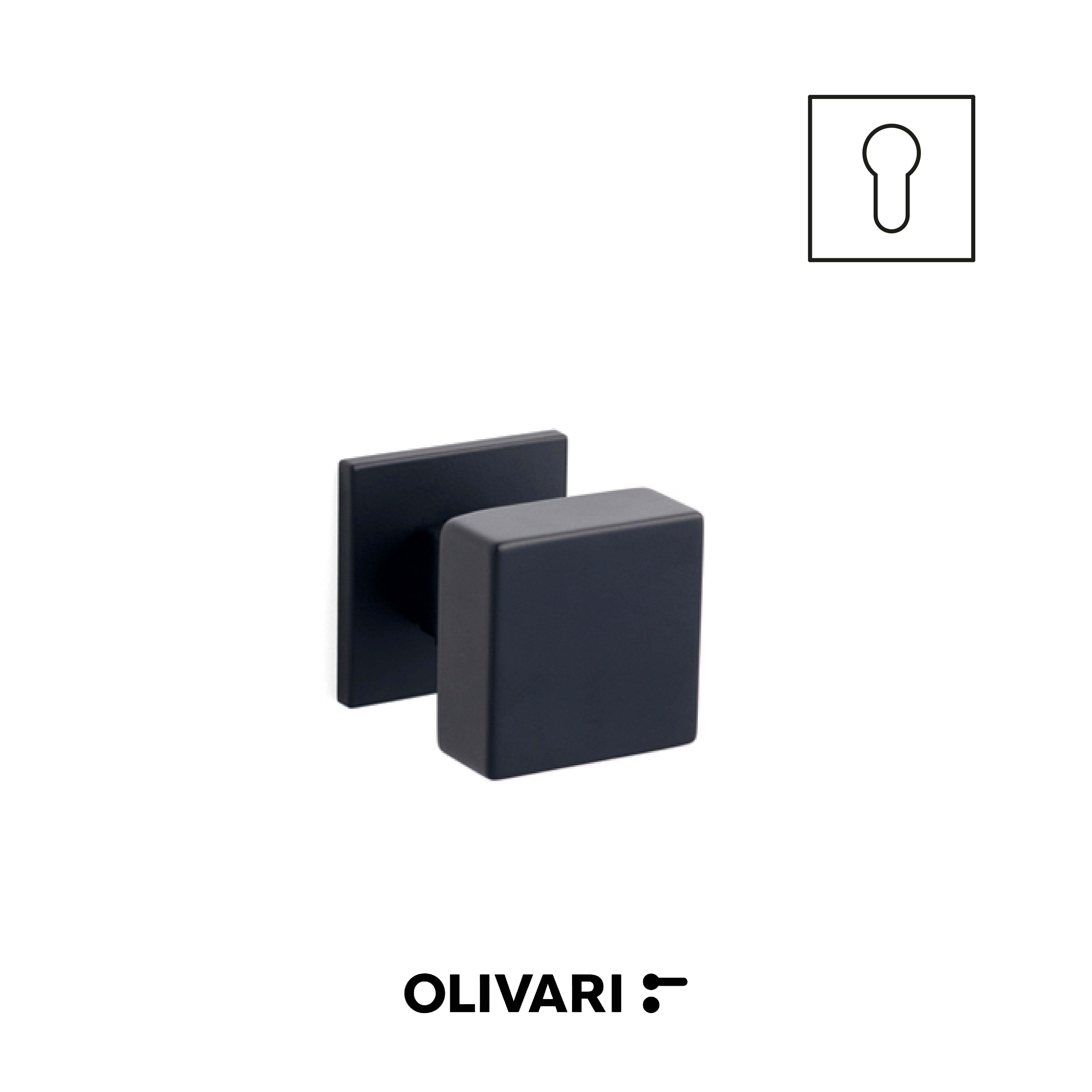 Olivari Diana Bassa - Centre door knobs