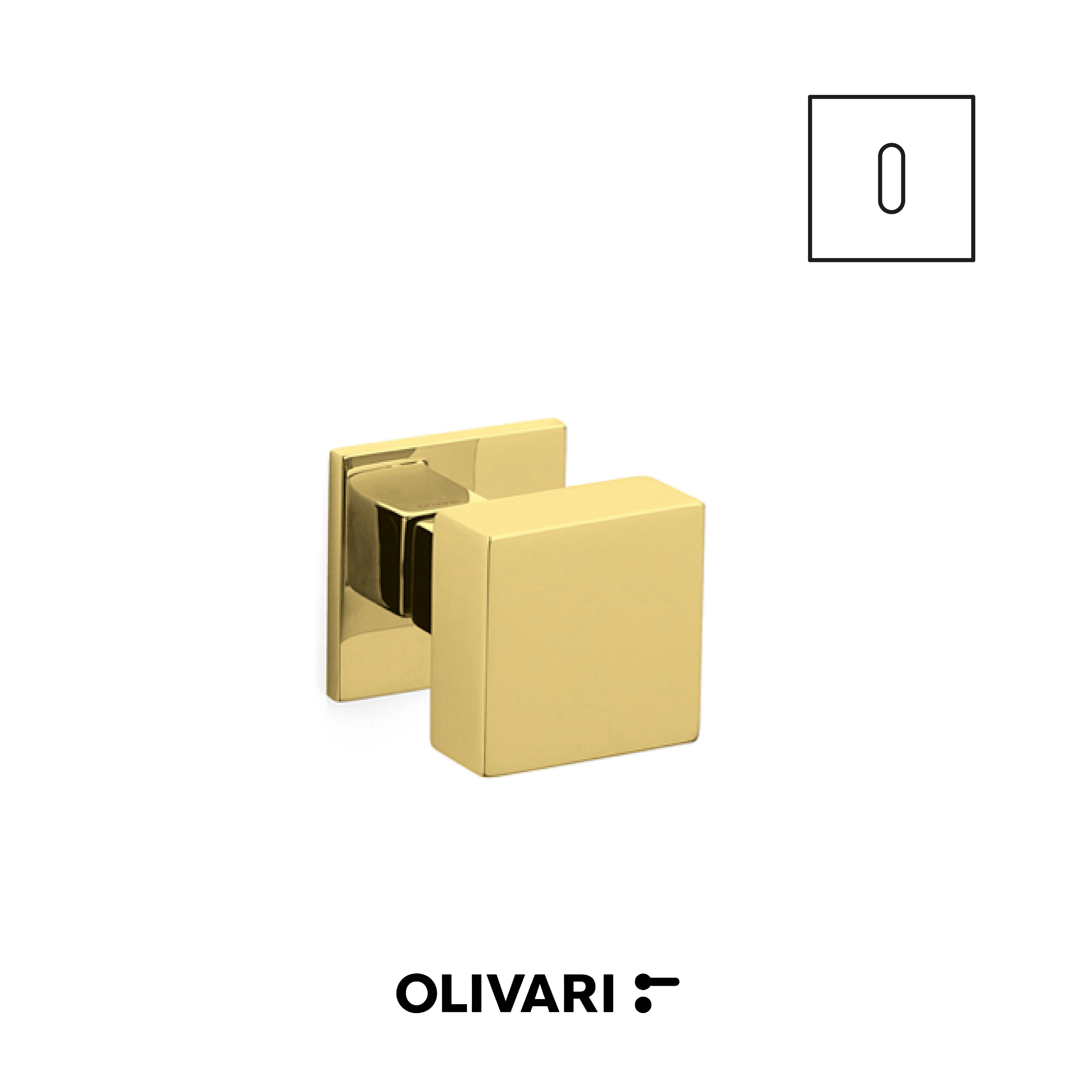 Olivari Diana Bassa - Centre door knobs