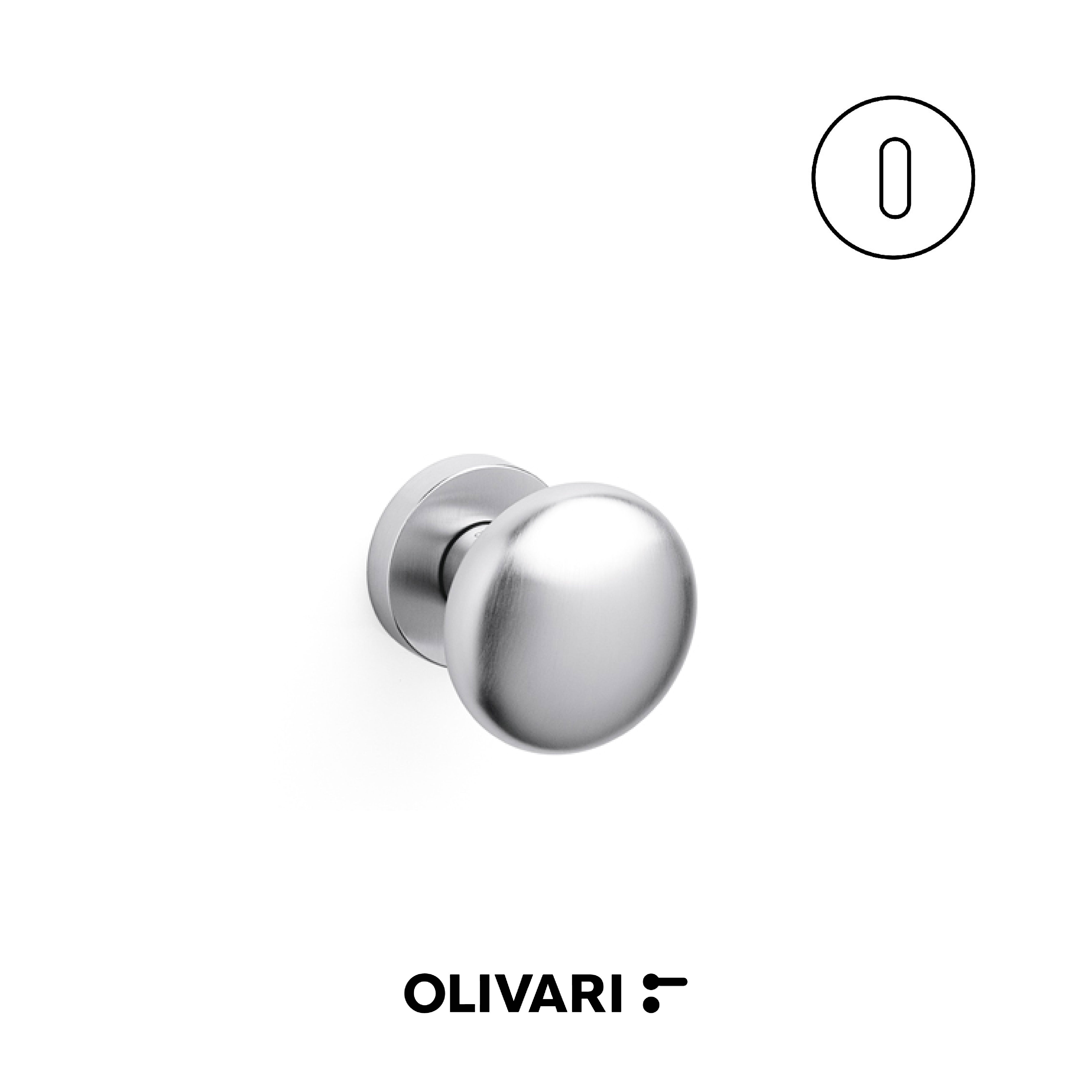 Olivari Edison Ø60 - Central Knobs for Doors