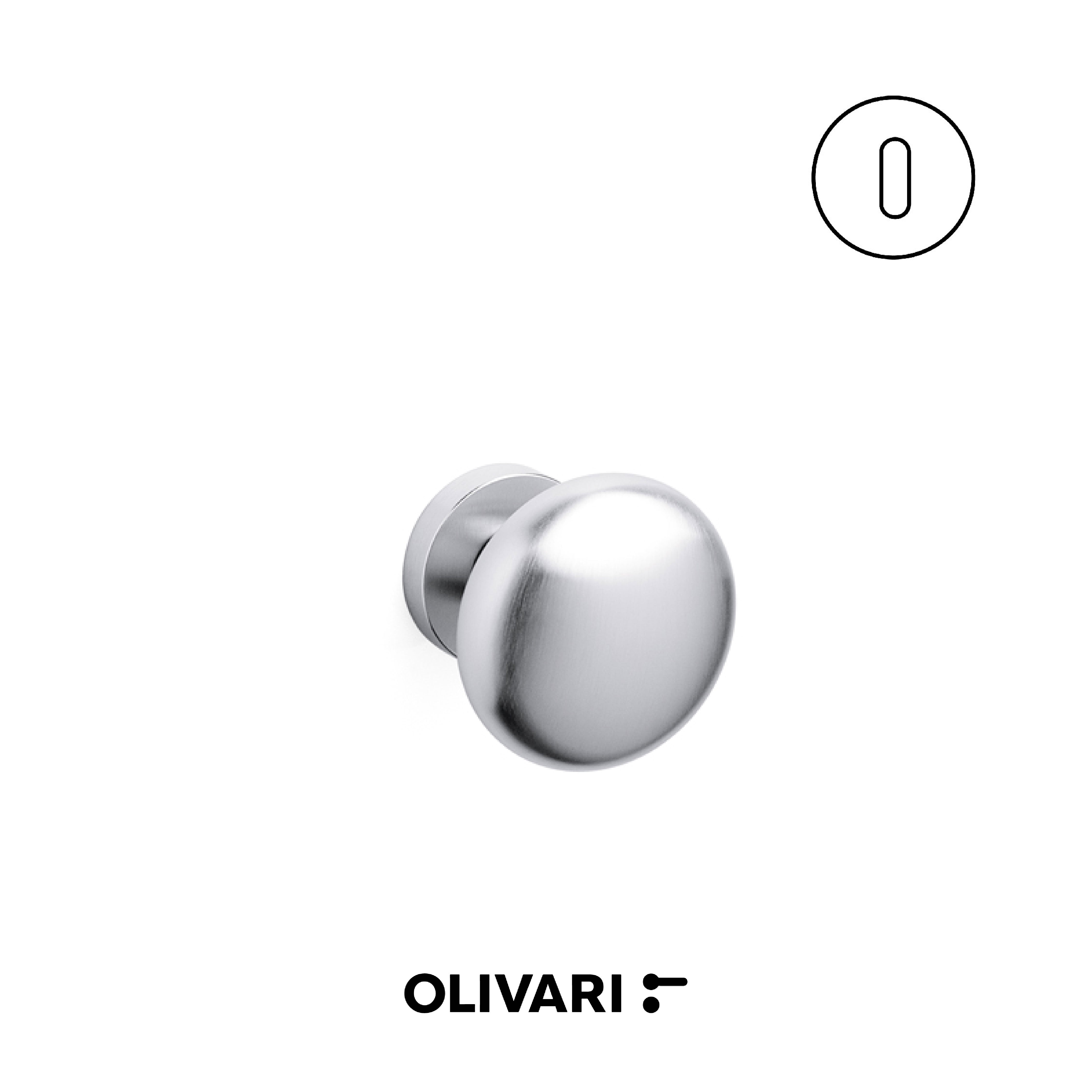 Olivari Edison Ø70 - Central Door Knobs