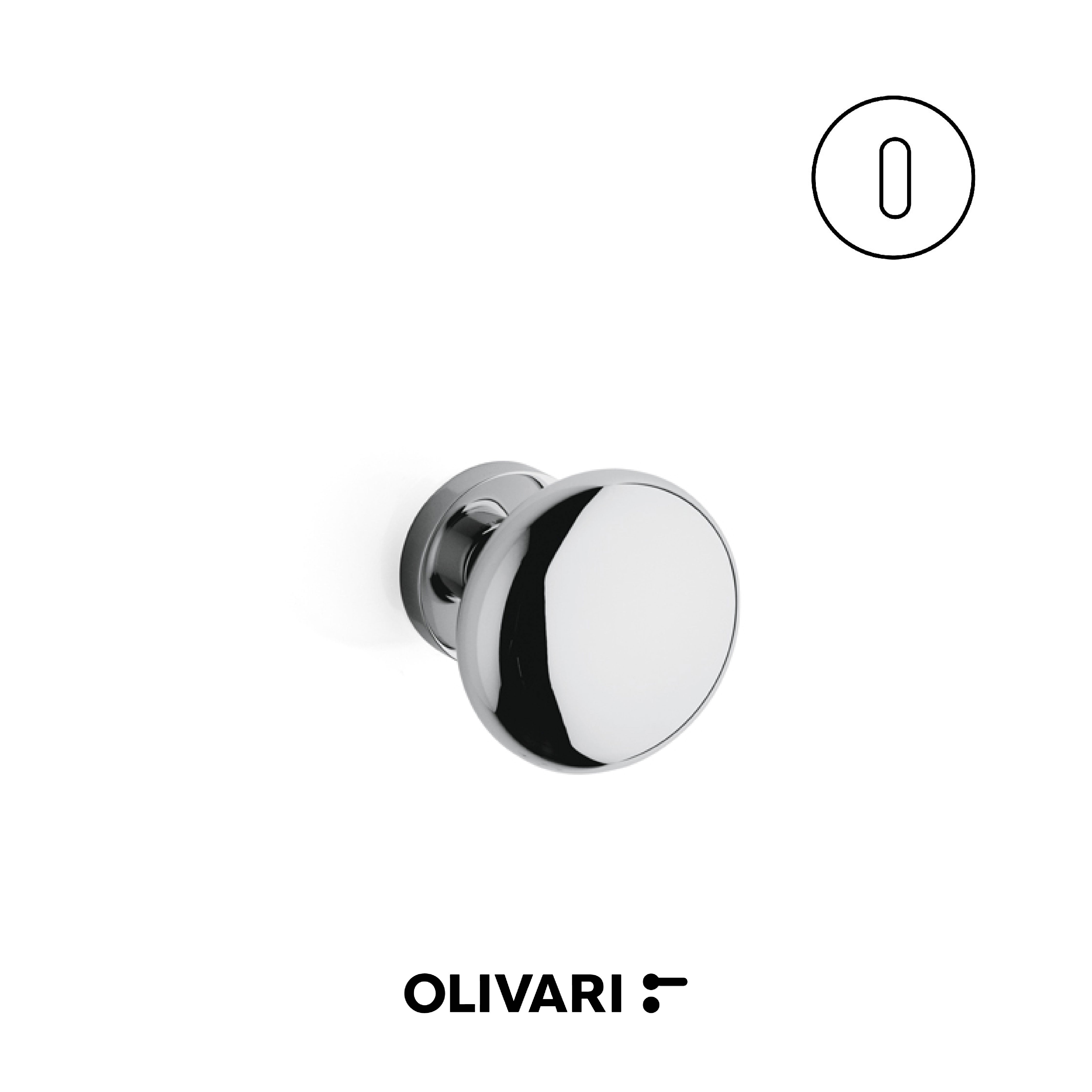 Olivari Edison Ø70 - Central Door Knobs