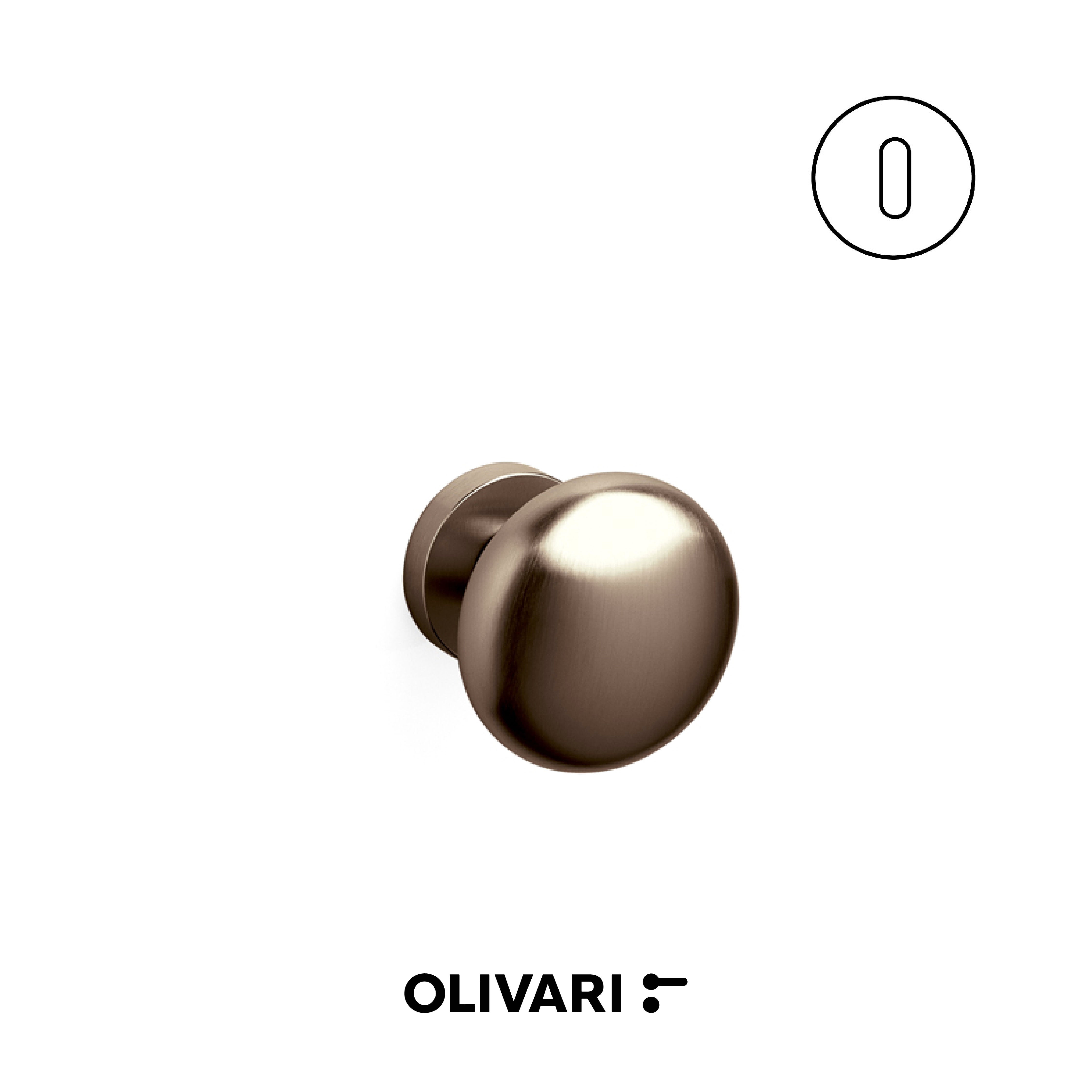 Olivari Edison Ø70 - Central Door Knobs
